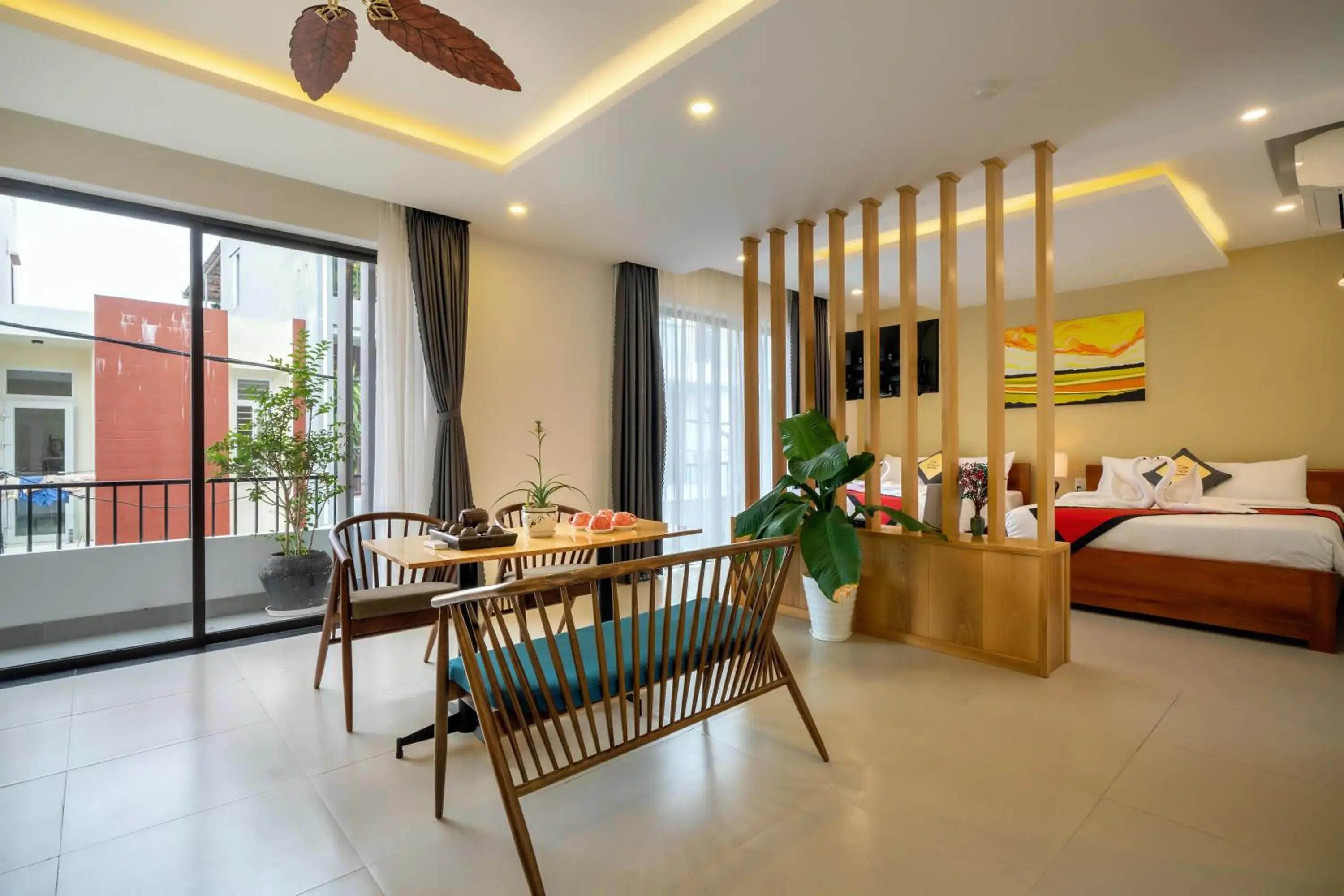 Grand Family Suite with Balcony in Tam Hong Phuc Homestay Hoi An Grand Family Suite with Balcony in Tam Hong Phuc Homestay Hoi An