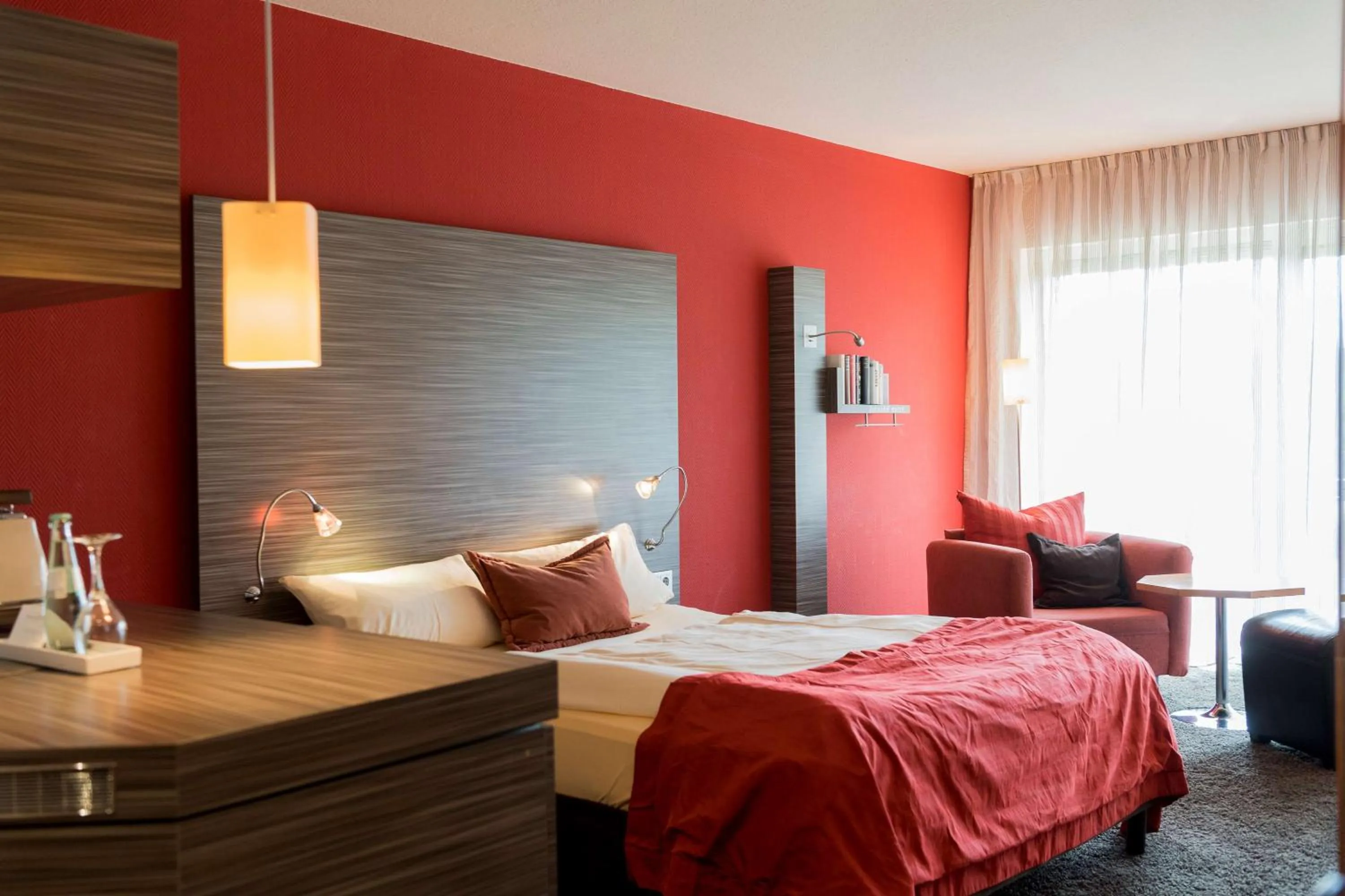 Bedroom, Bed in Atrium Hotel Mainz