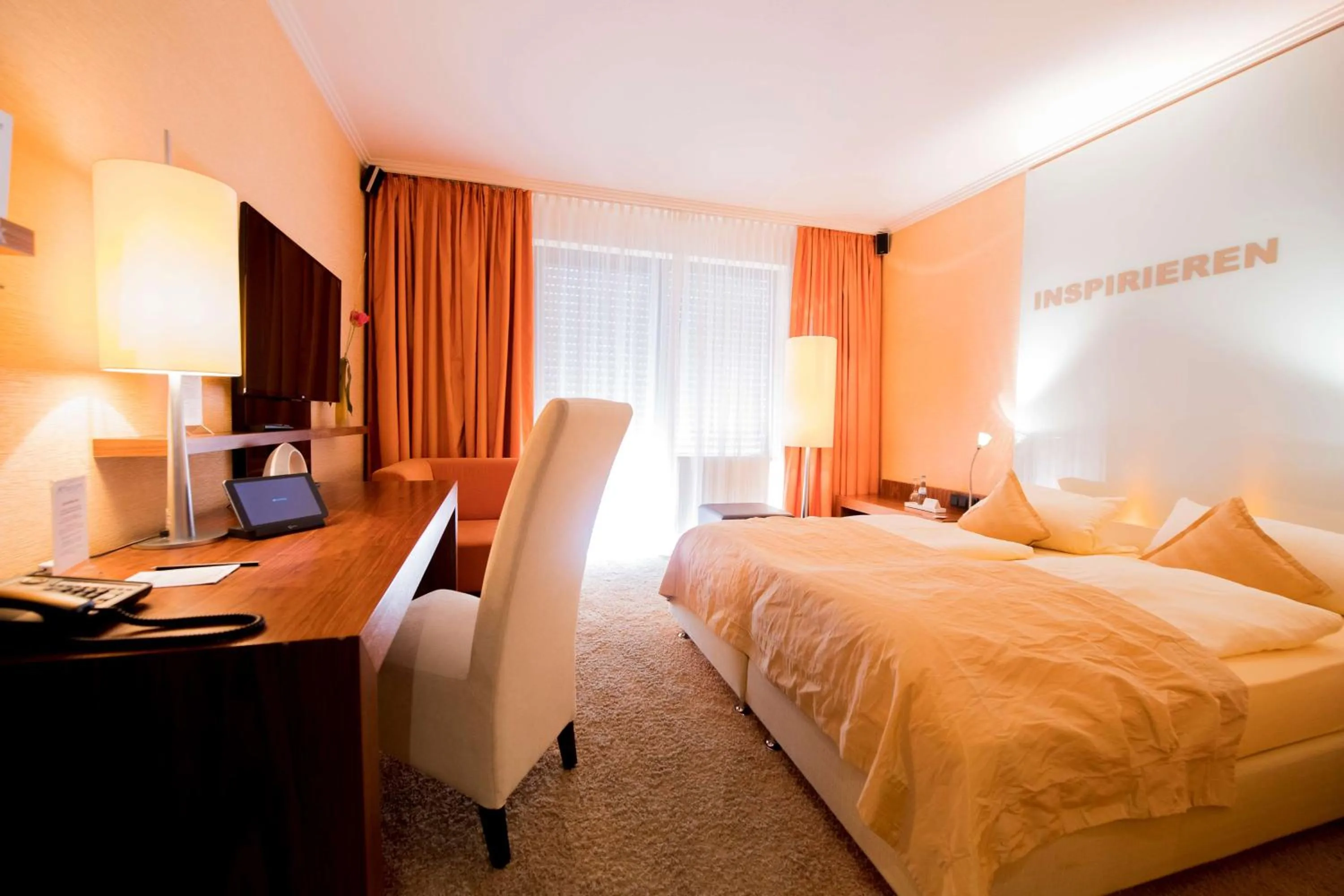 Bedroom, Bed in Atrium Hotel Mainz