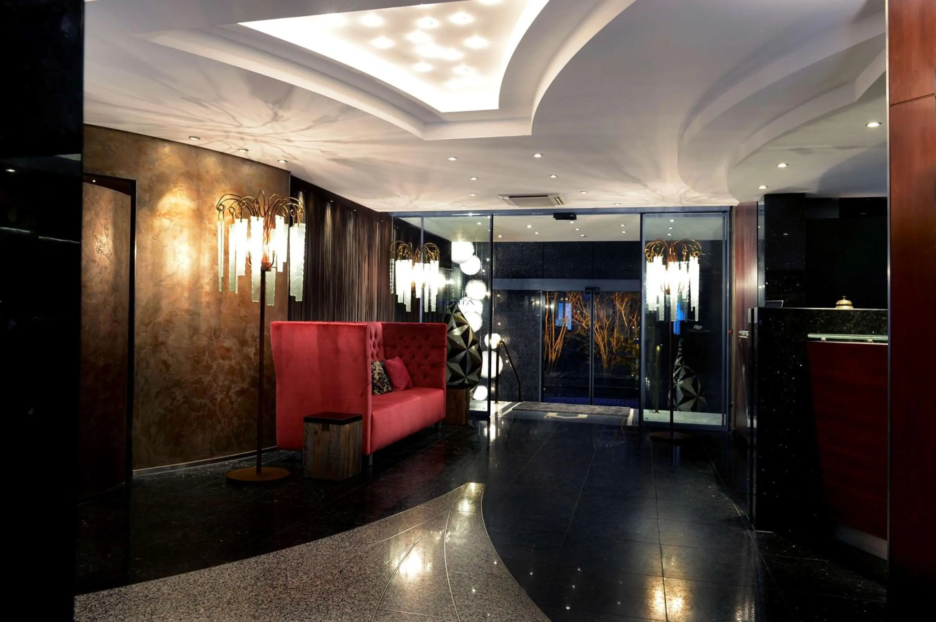 Lobby or reception in Atrium Hotel Mainz