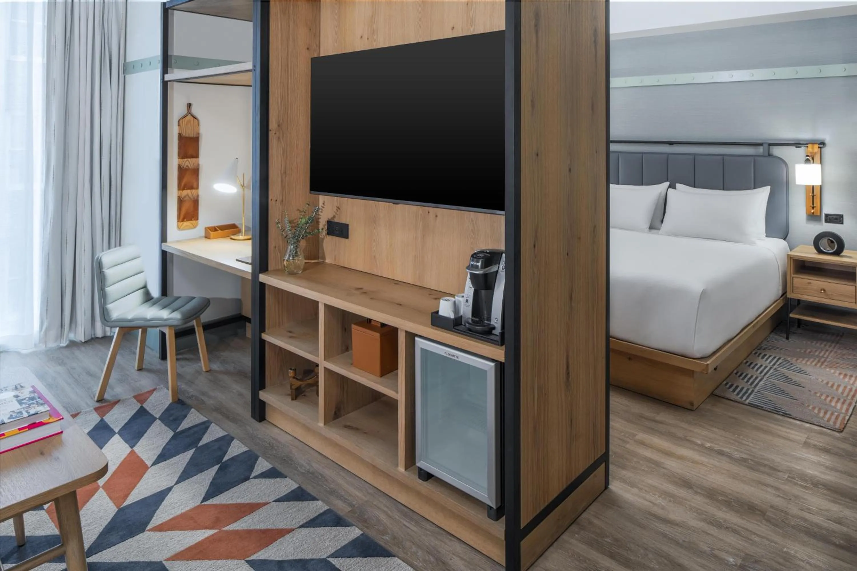 Photo of the whole room, Bed in Hyatt Centric Center City Philadelphia