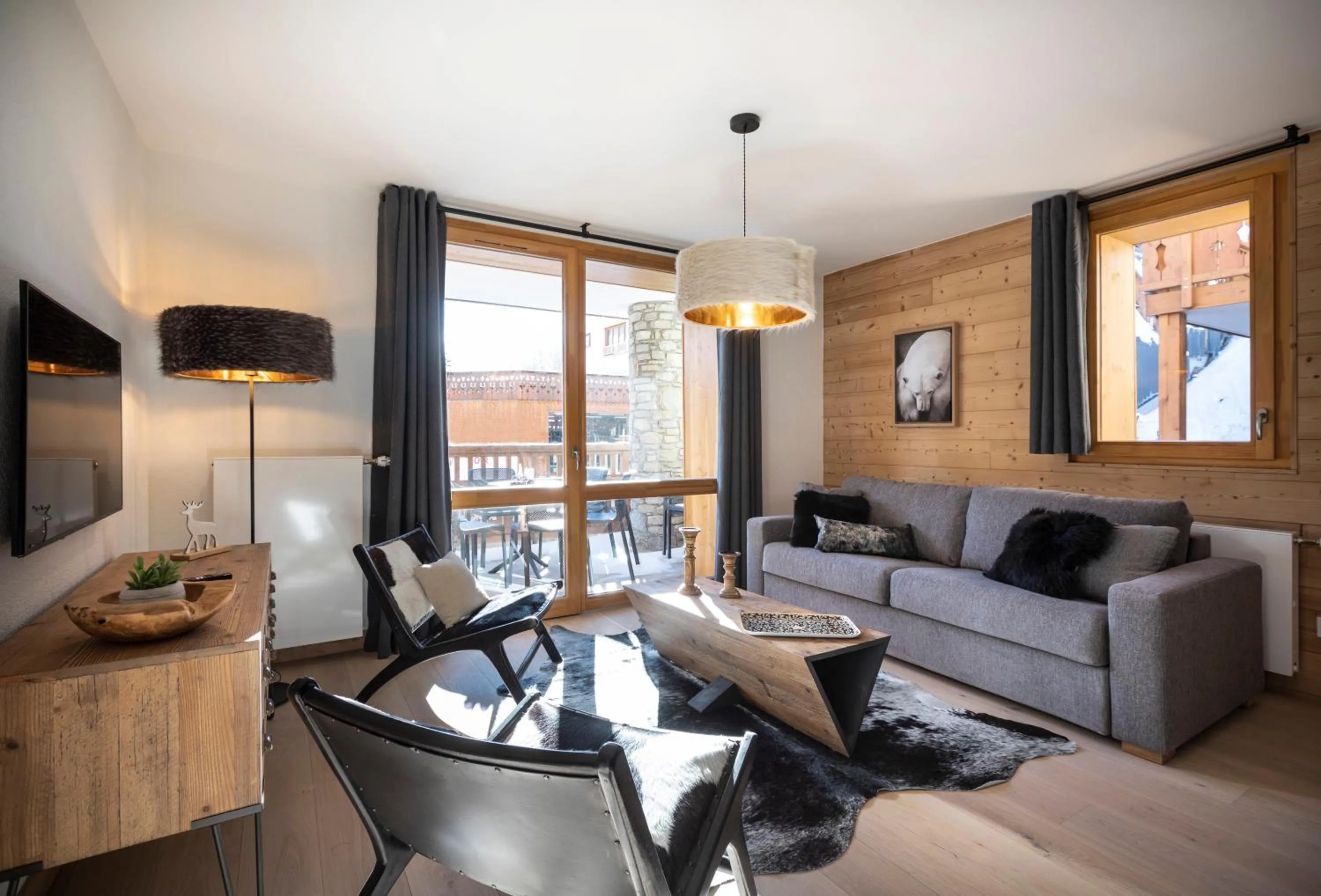 Living room in TERRESENS - Neige et Soleil