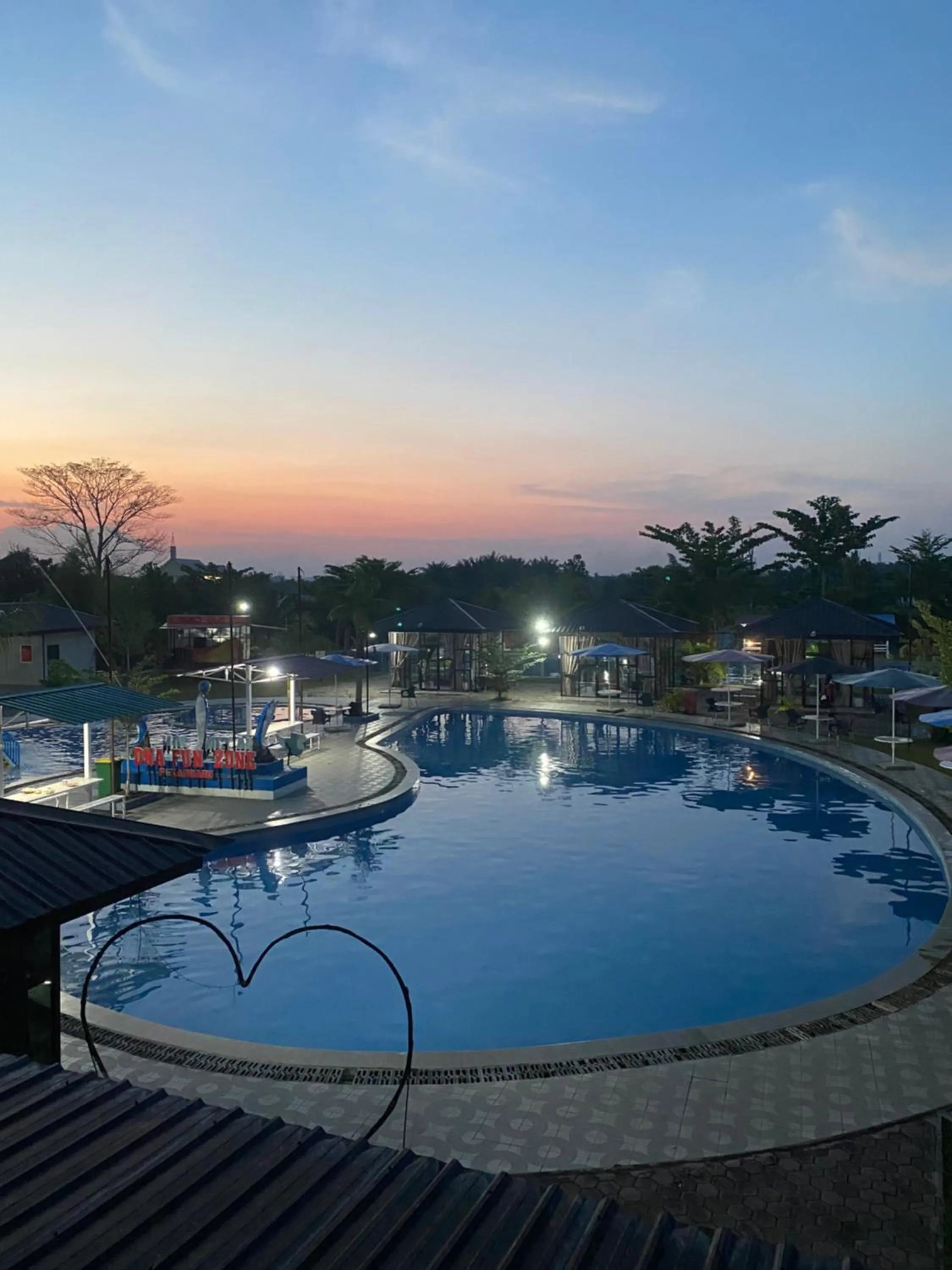 Pool view in Dna Fun Zone Pekanbaru