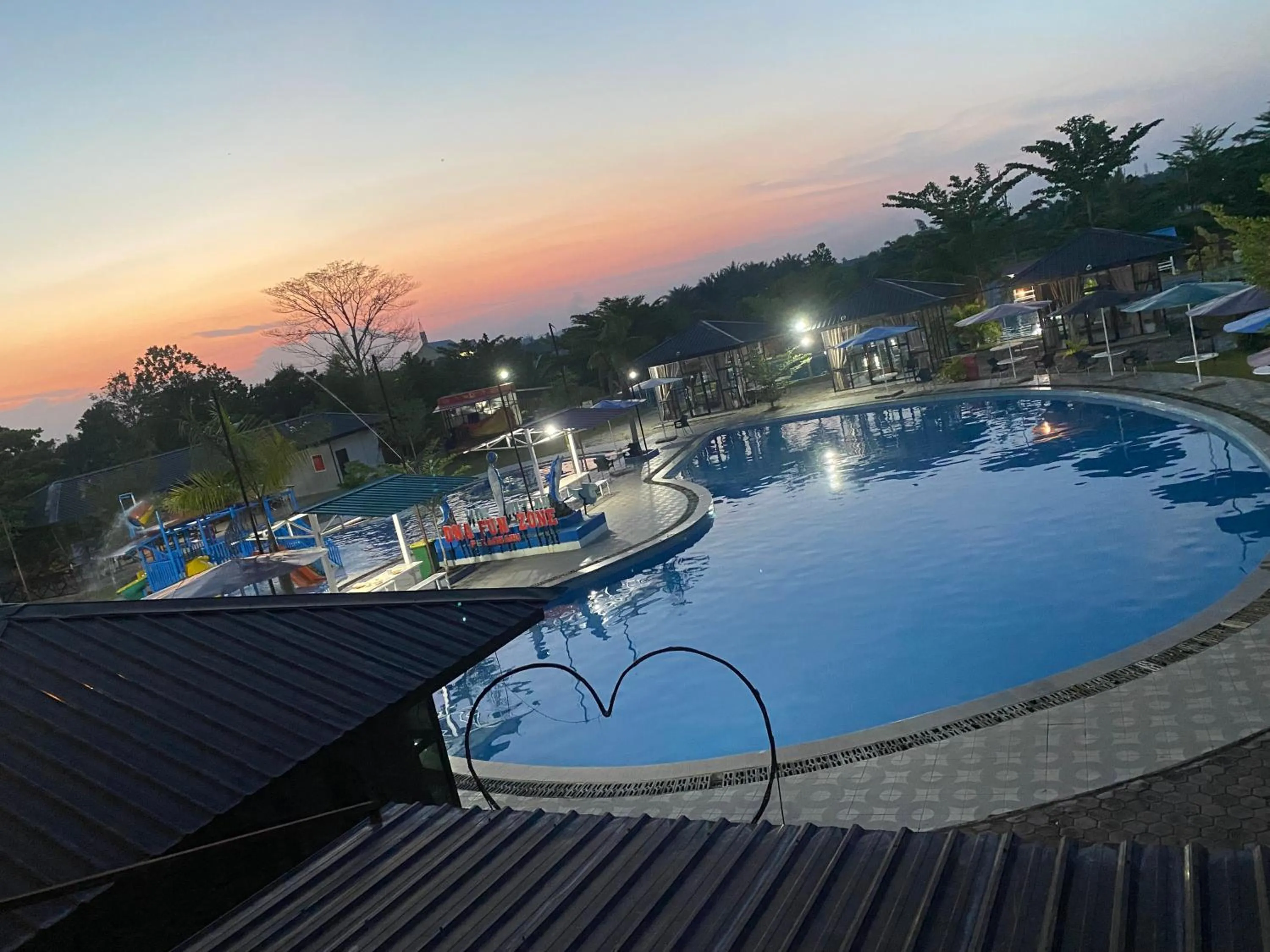 Pool view in Dna Fun Zone Pekanbaru