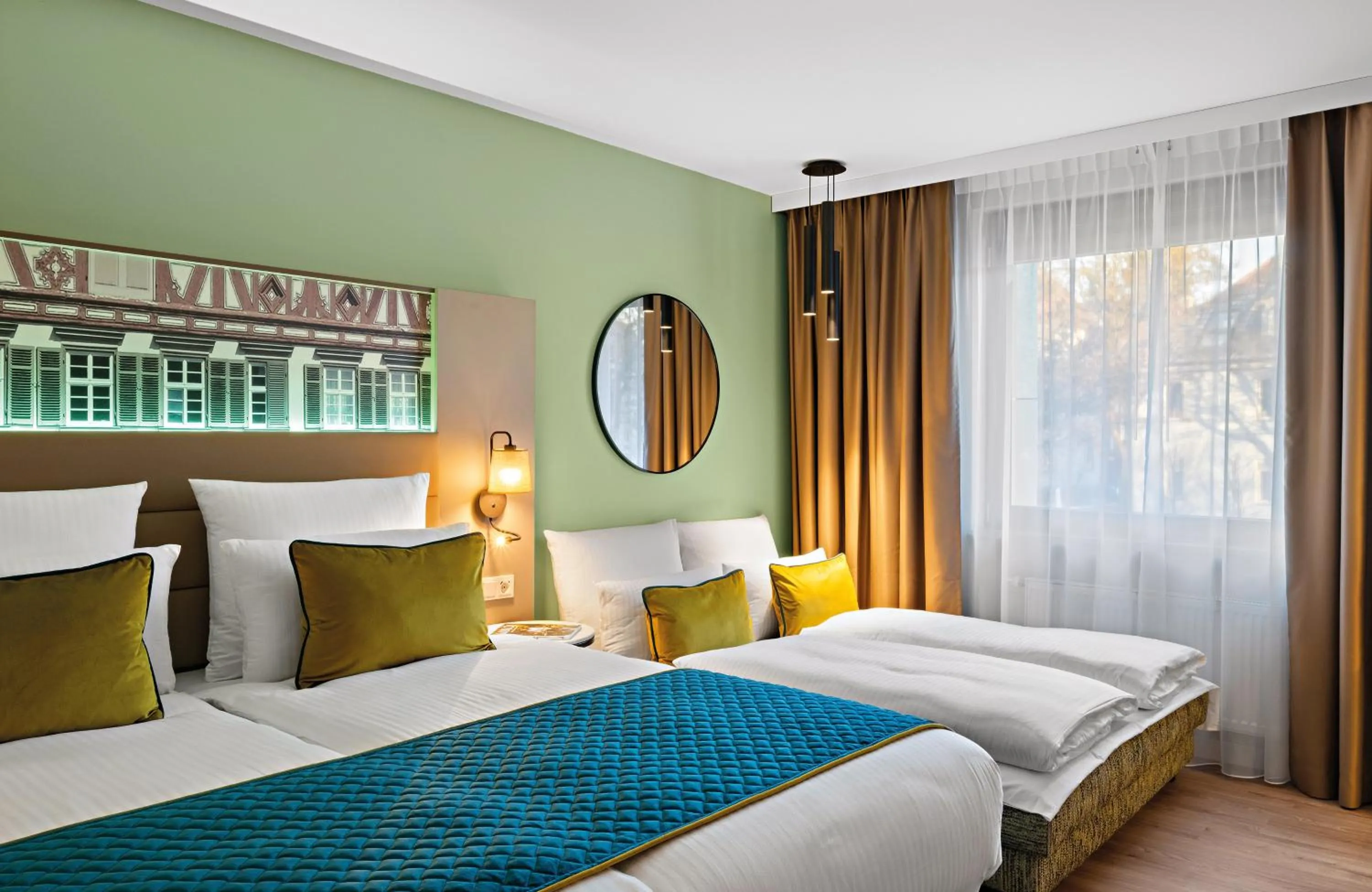 Photo of the whole room, Bed in Leonardo Hotel Esslingen