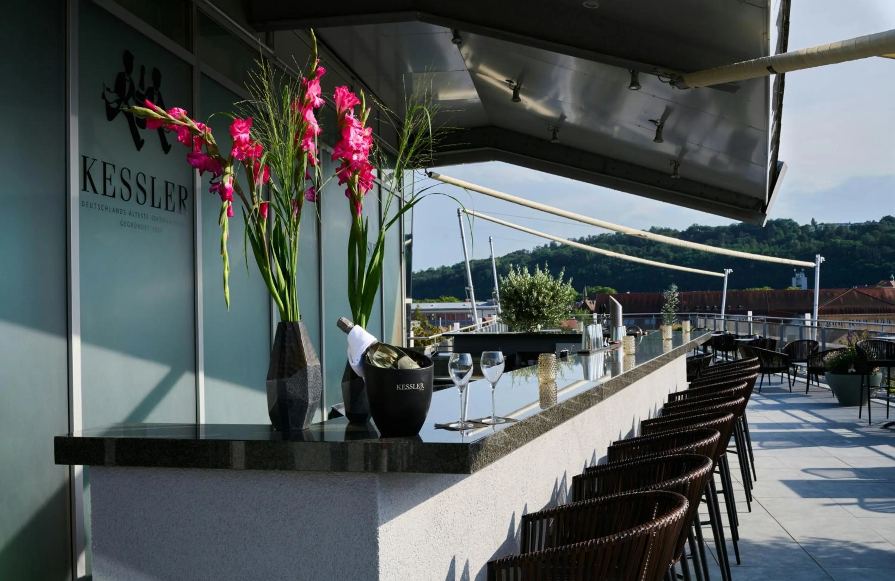 Balcony/Terrace in Leonardo Hotel Esslingen