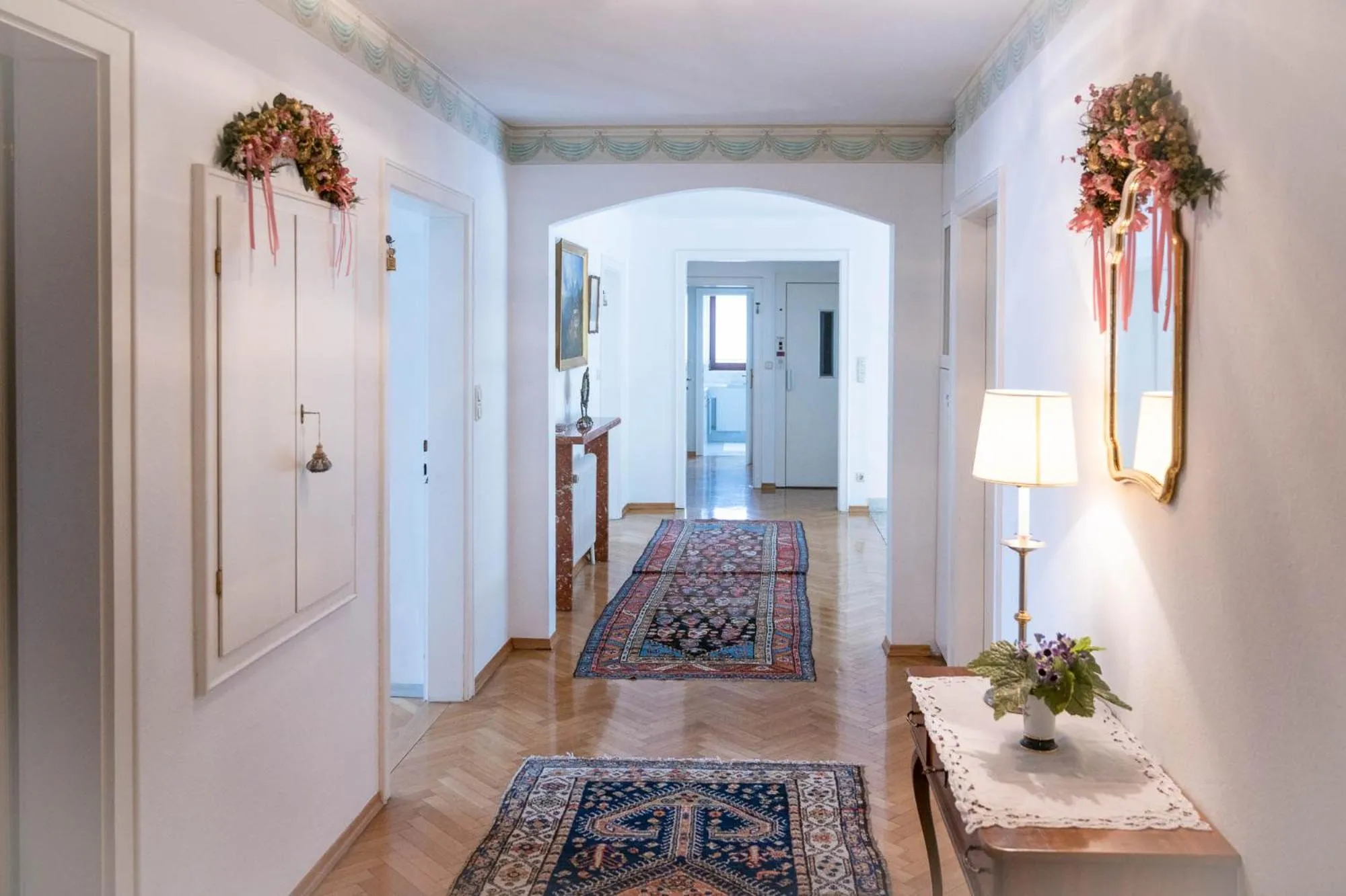 Staff, Bed in Landhaus zu Kürenberg