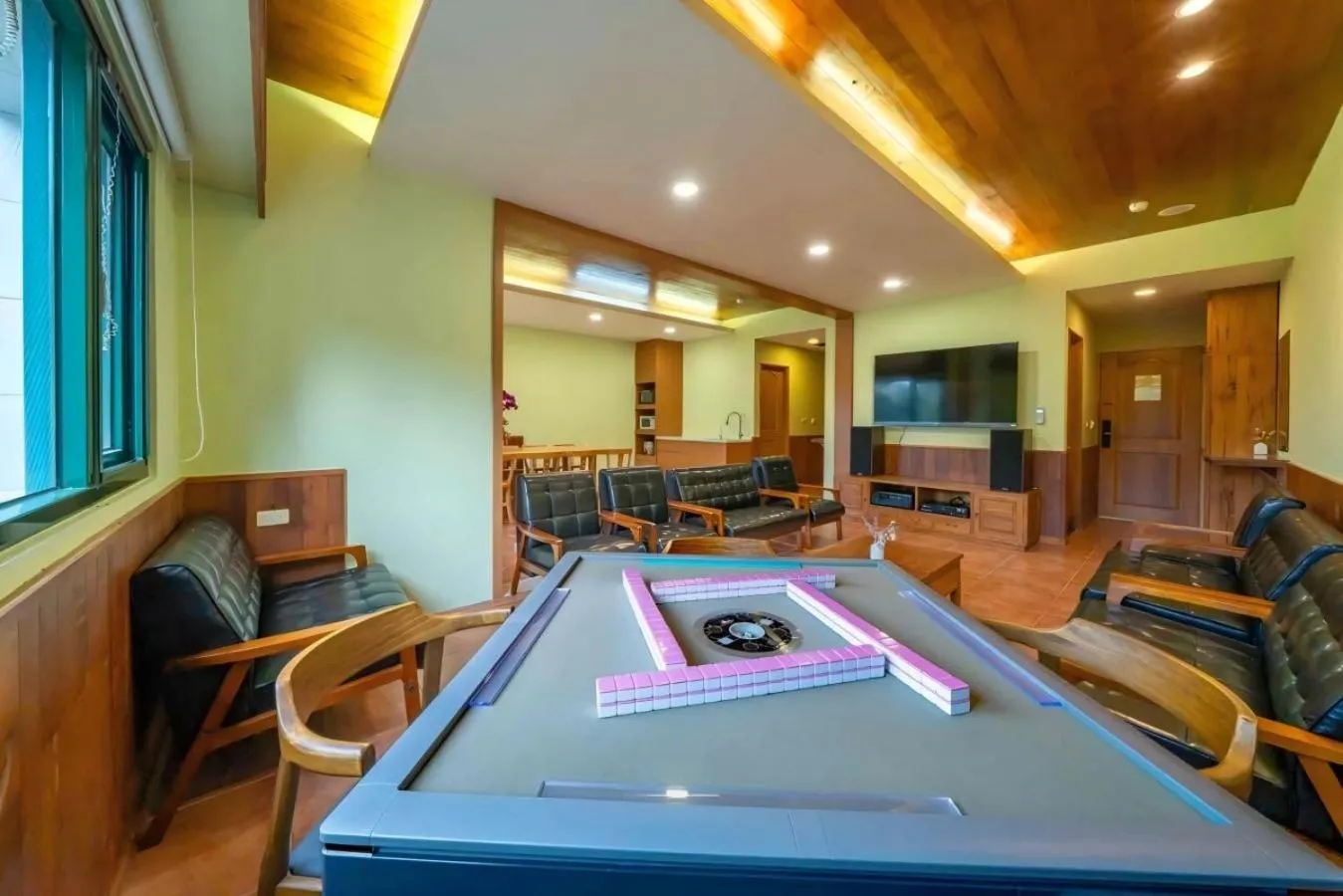 Communal lounge/ TV room in 檜木屋民宿