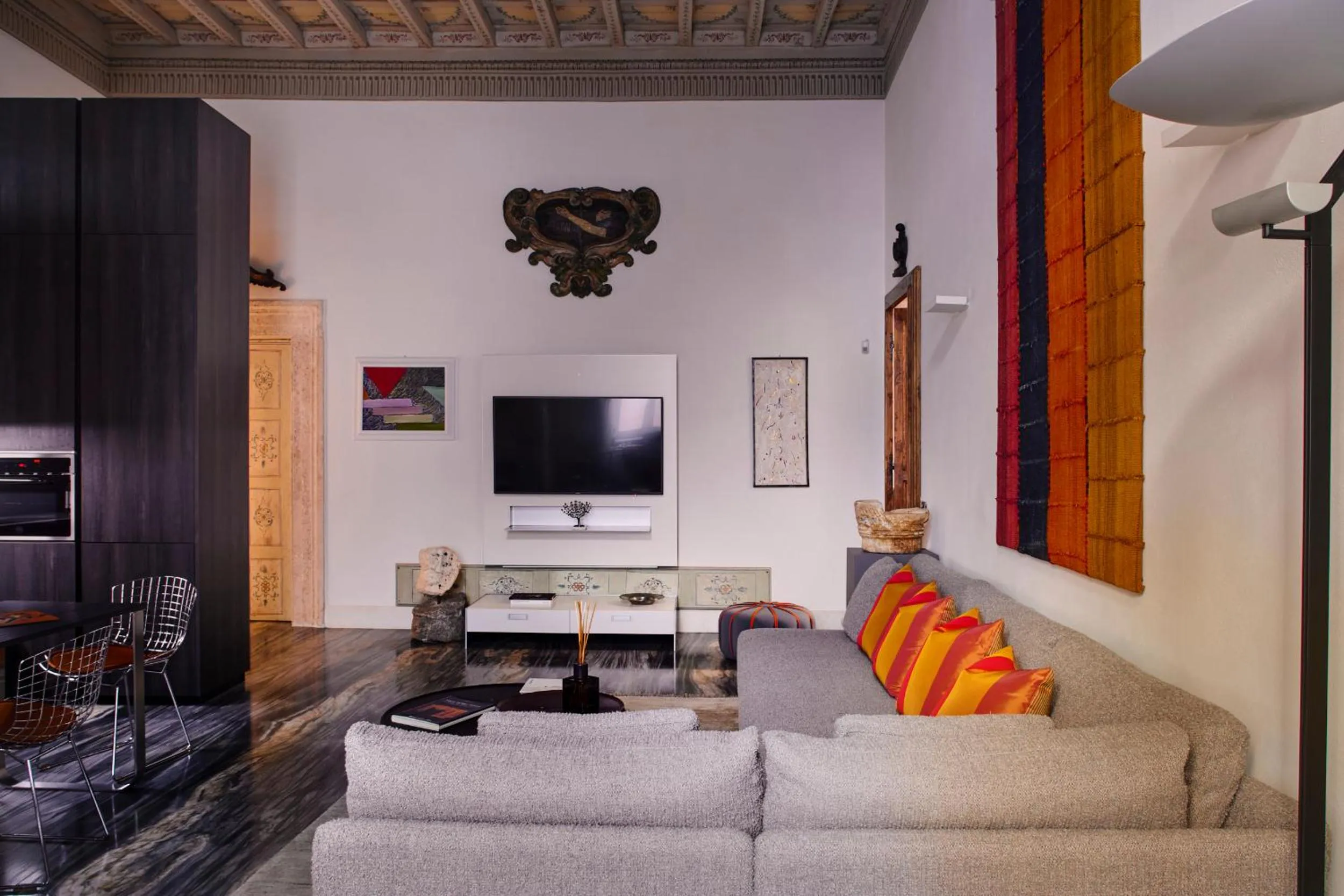 Living room in Palazzo Delle Pietre - Luxury Apartments