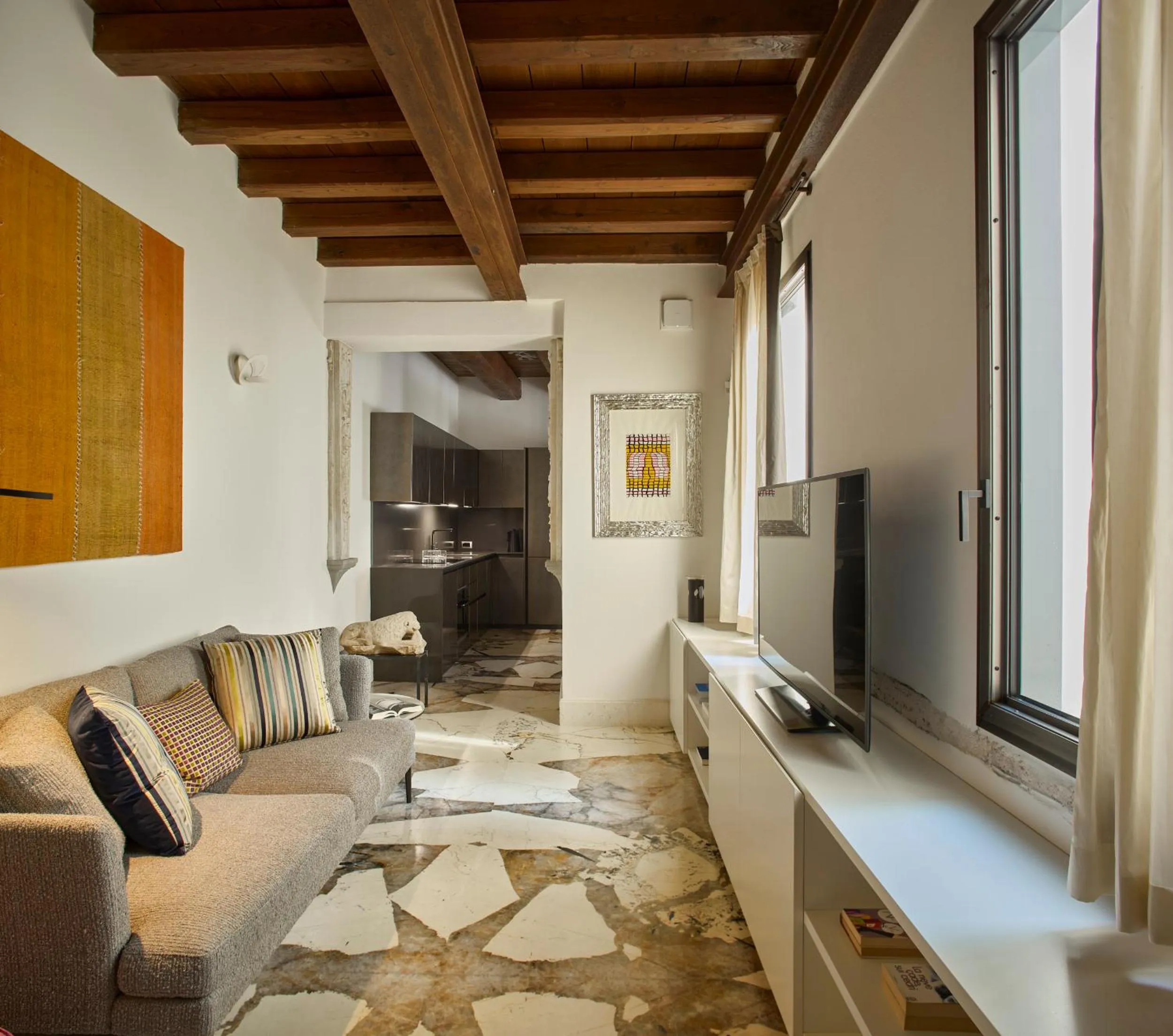 Living room in Palazzo Delle Pietre - Luxury Apartments
