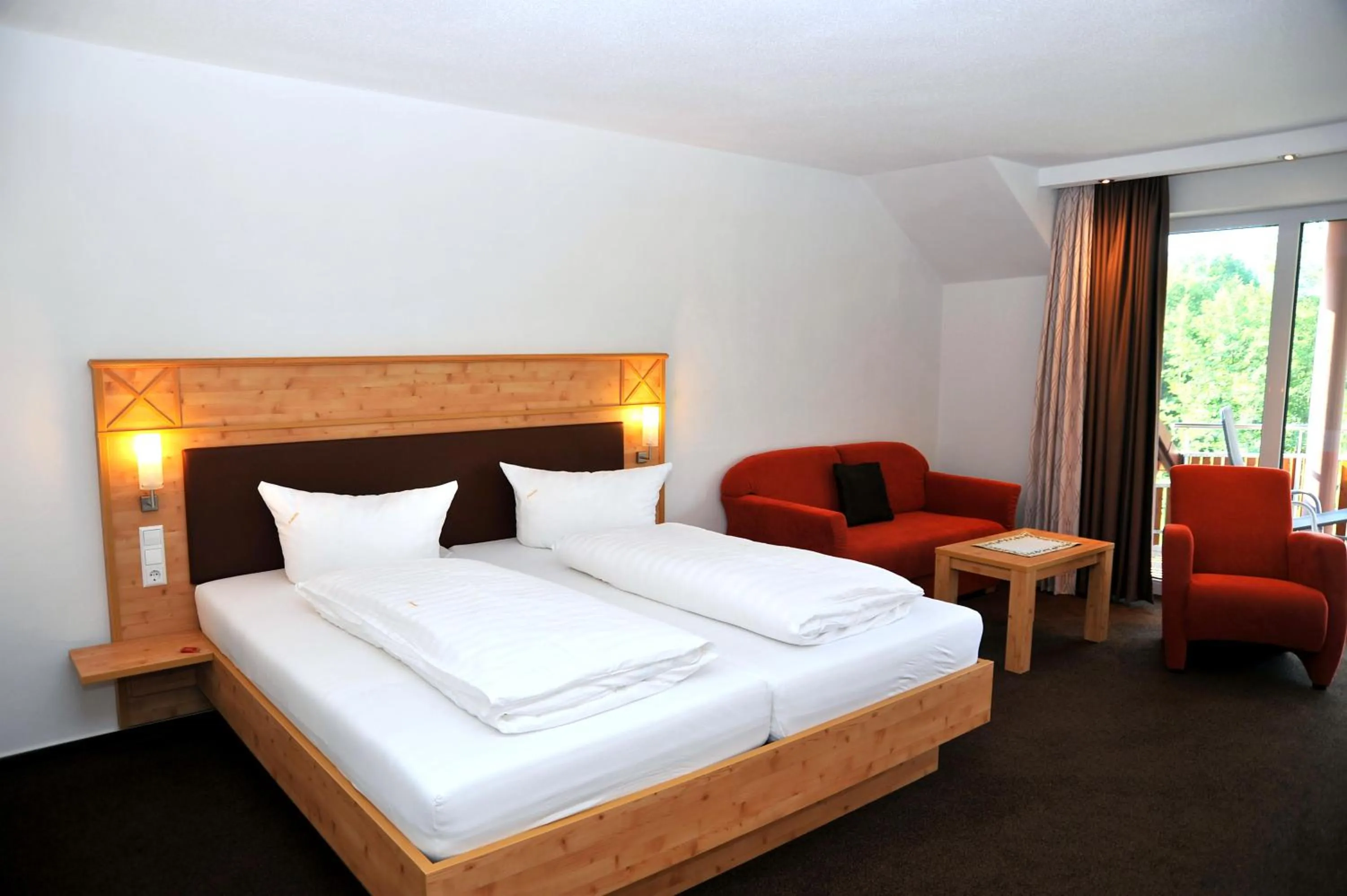 Photo of the whole room, Bed in Landgasthof Adler Pelzmühle