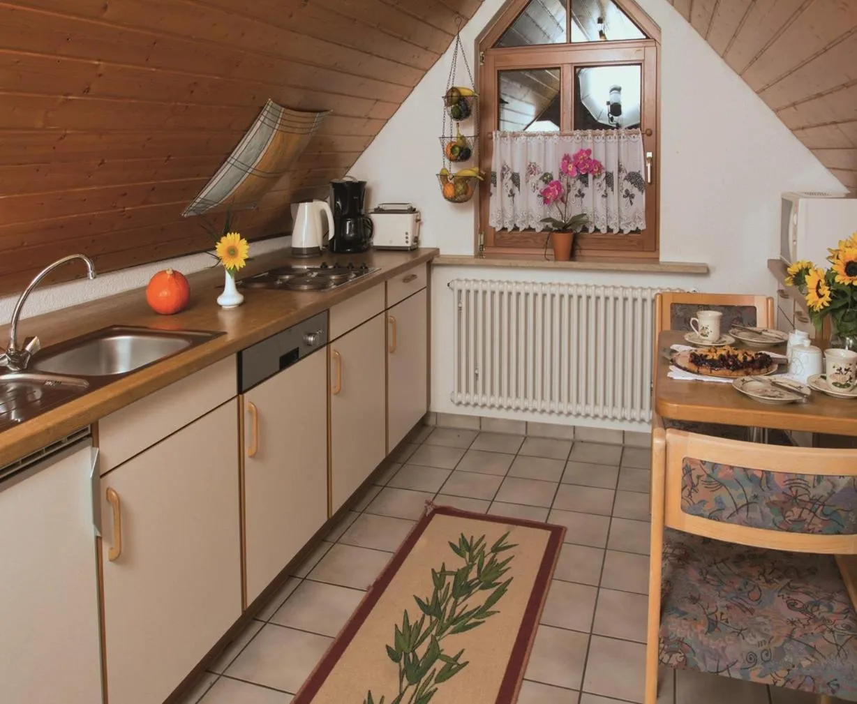 Kitchen or kitchenette in Landgasthof Adler Pelzmühle