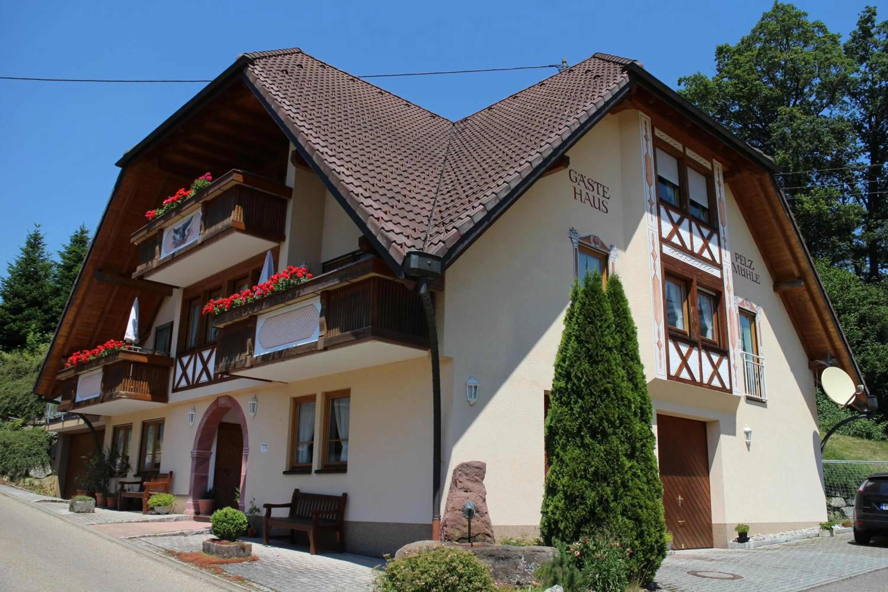 Property building in Landgasthof Adler Pelzmühle