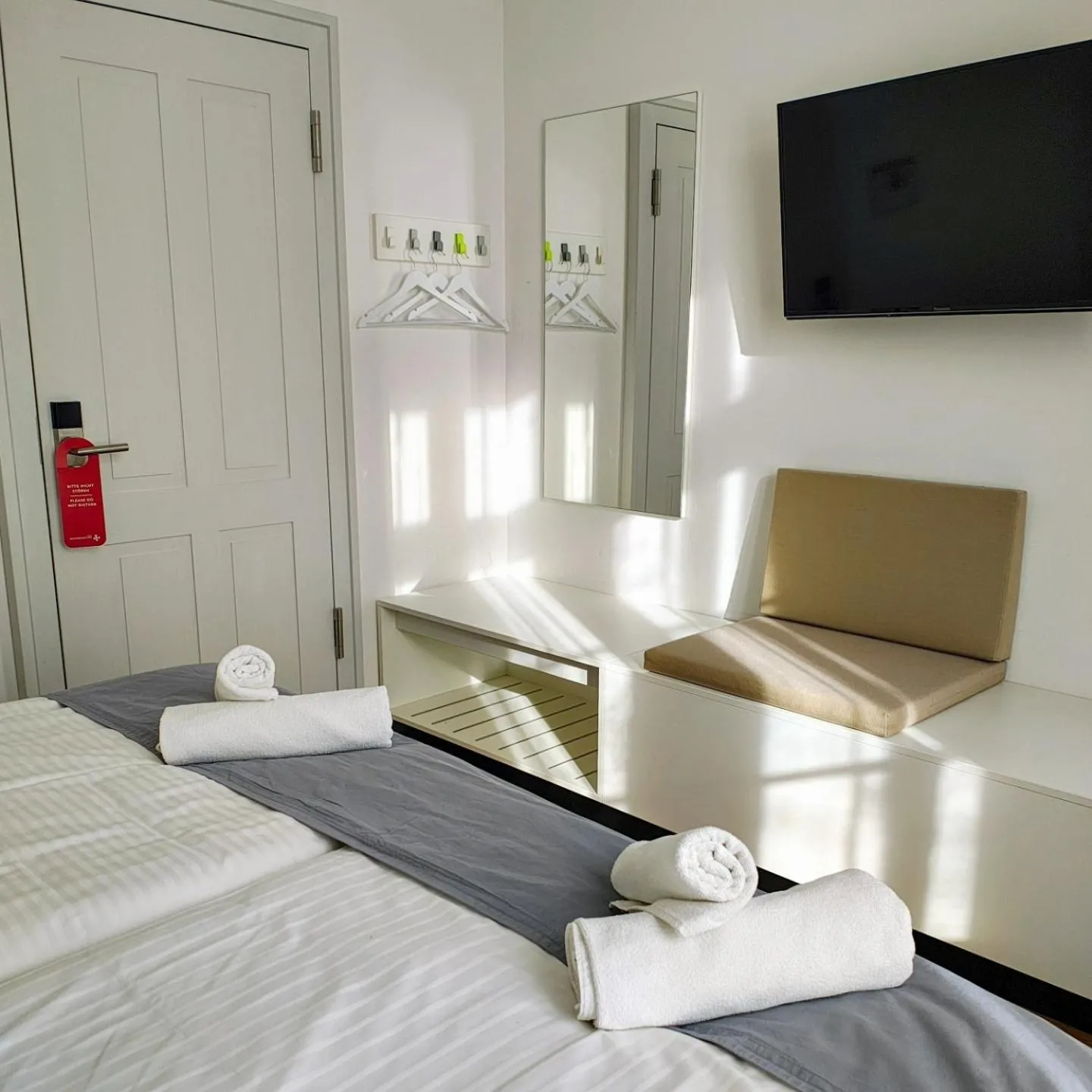 Bed in Hotel Brandenburger Dom