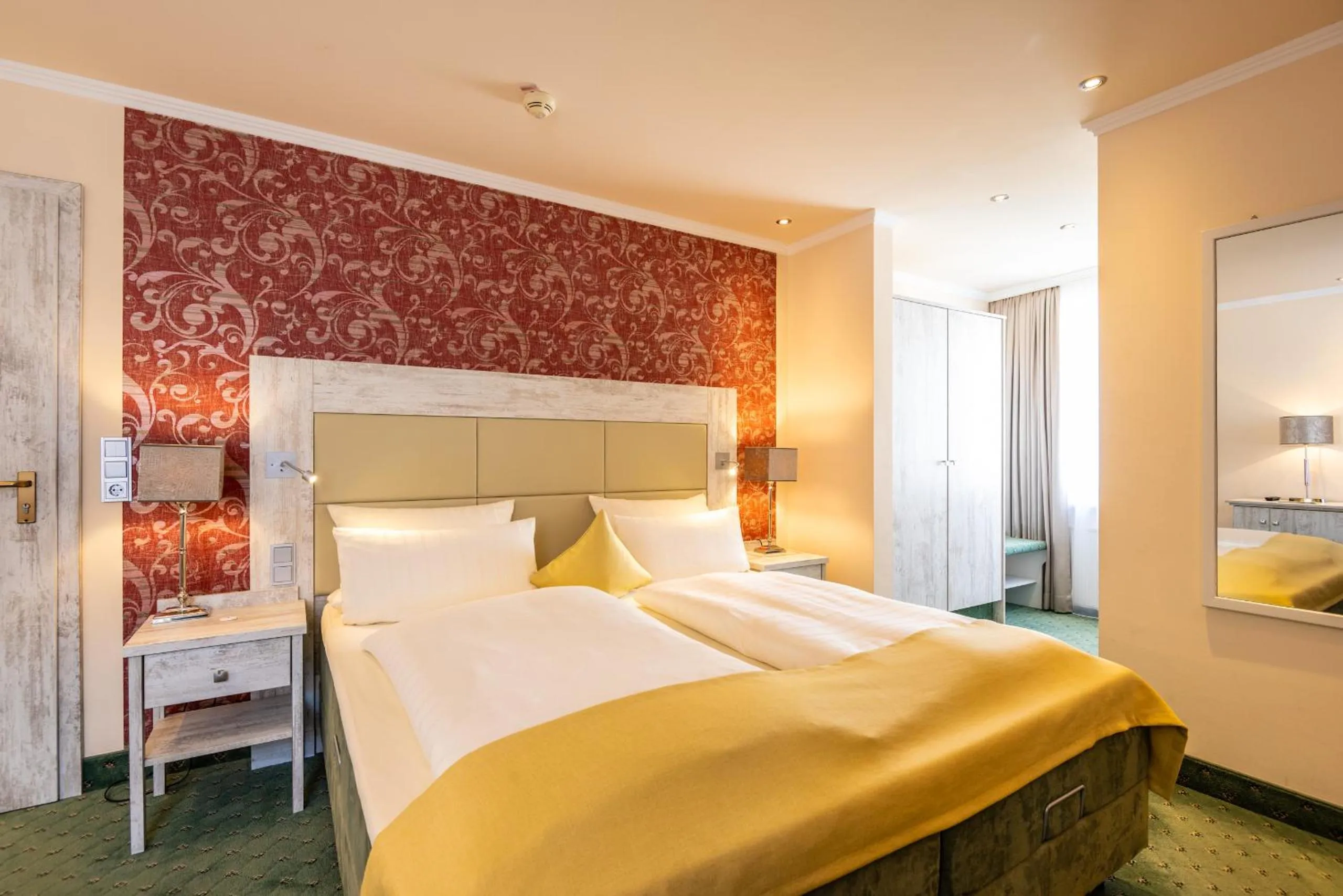 Bed in Schloß-Hotel Petry