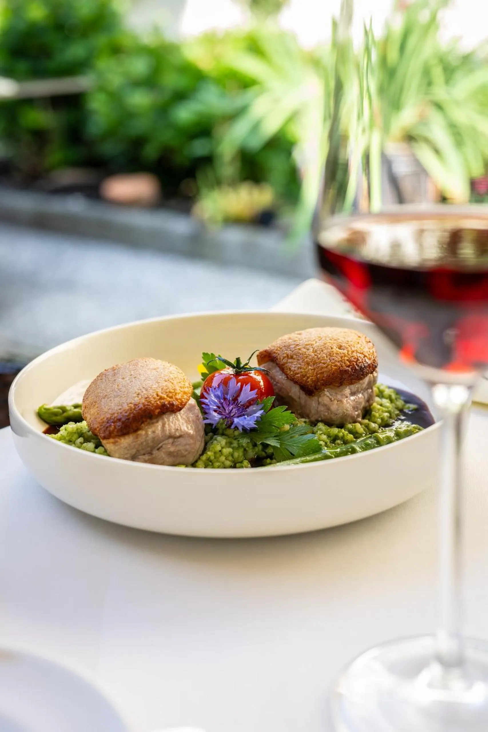 Lunch in Schloß-Hotel Petry