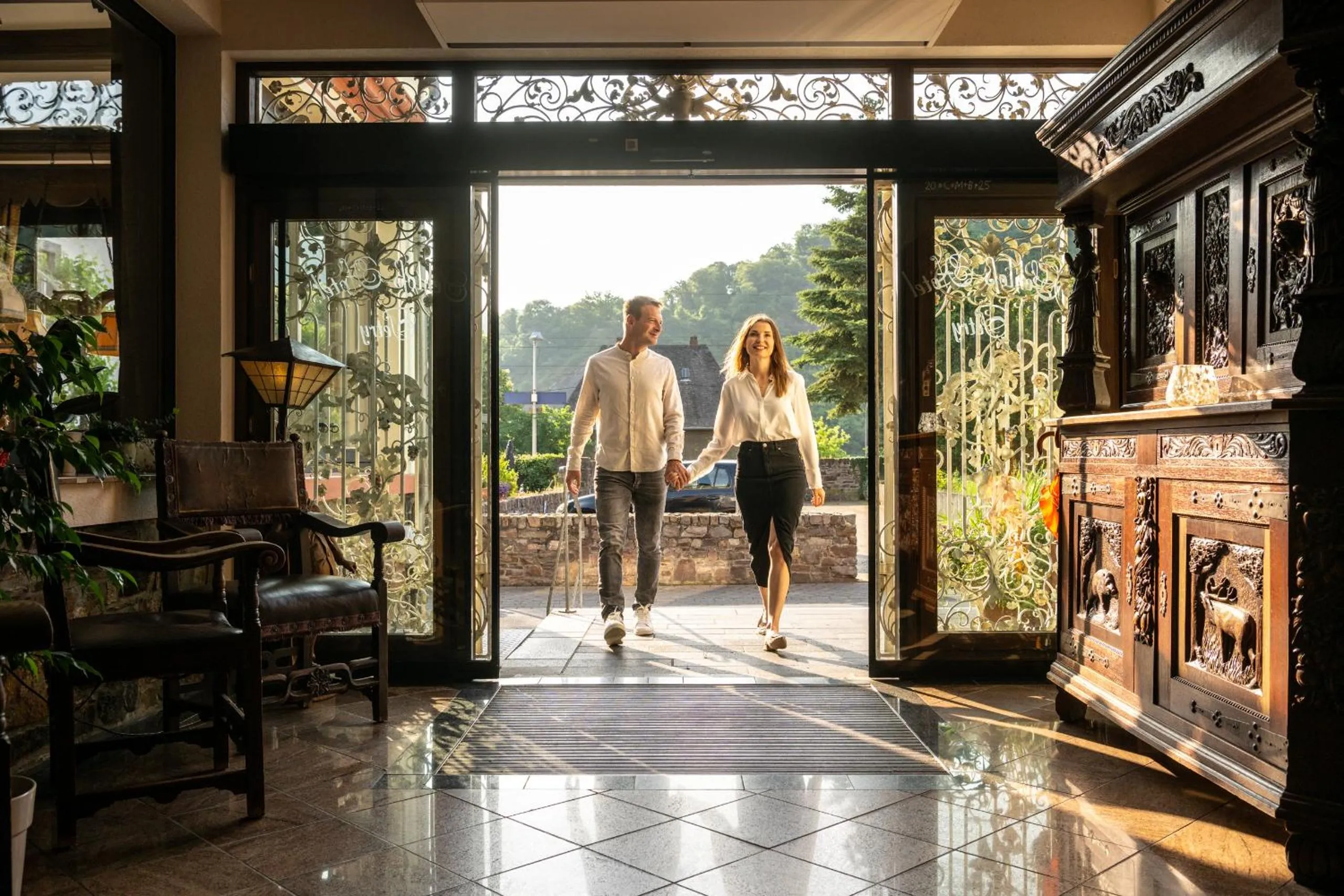 Lobby or reception in Schloß-Hotel Petry