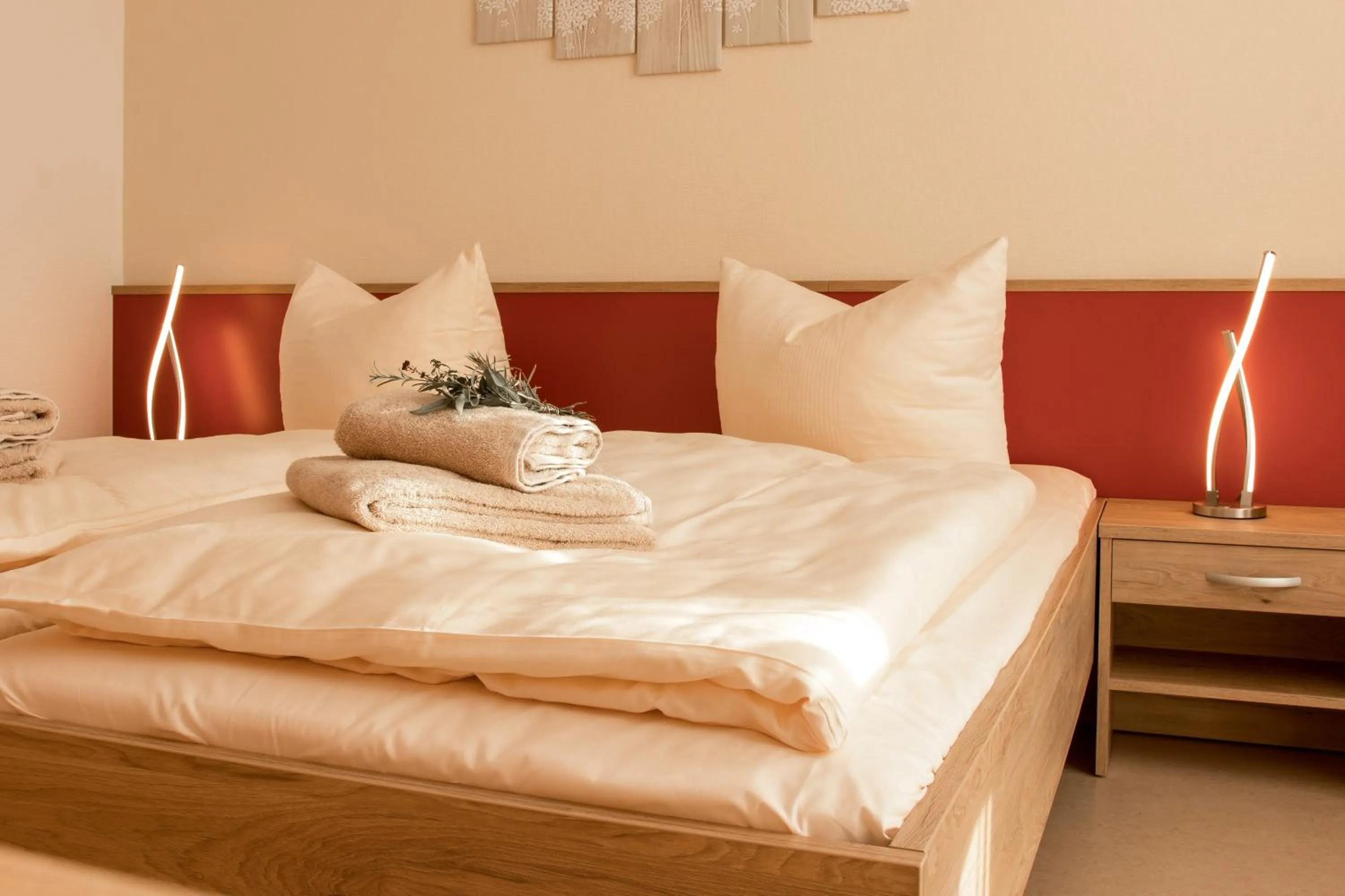 Bed in Pilgrims Inn Kreischa