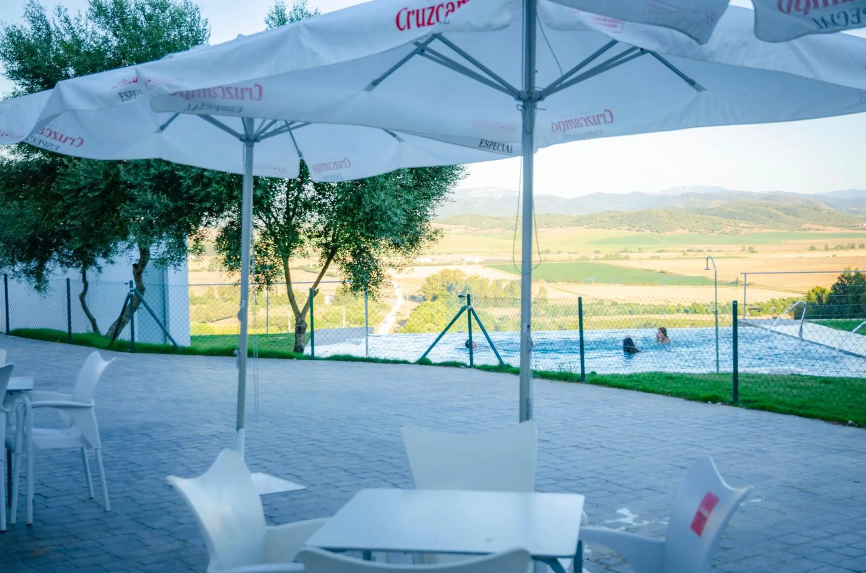 Patio in Hostal Restaurante Benalup Golf