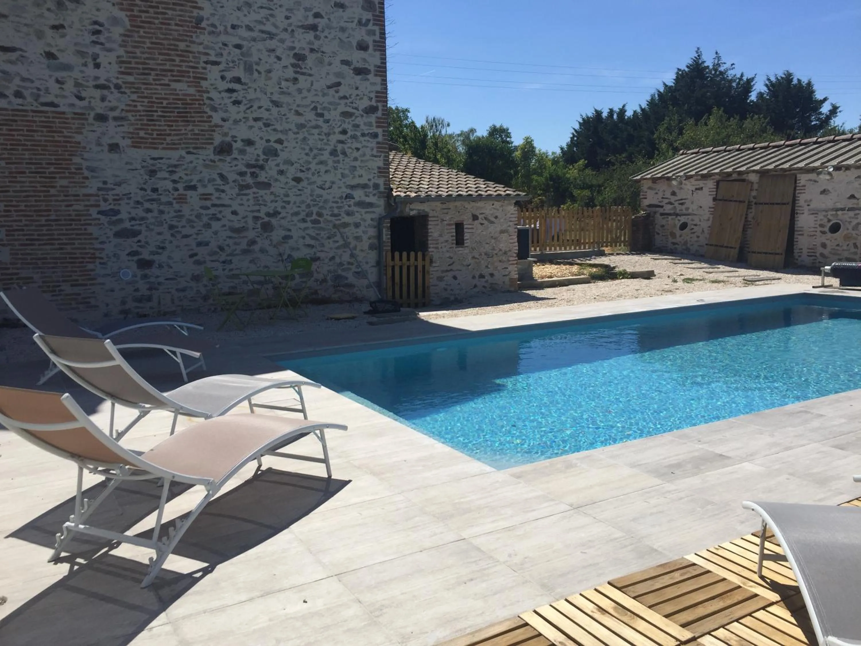 Swimming pool in LA GRANDE THIBAUDIERE