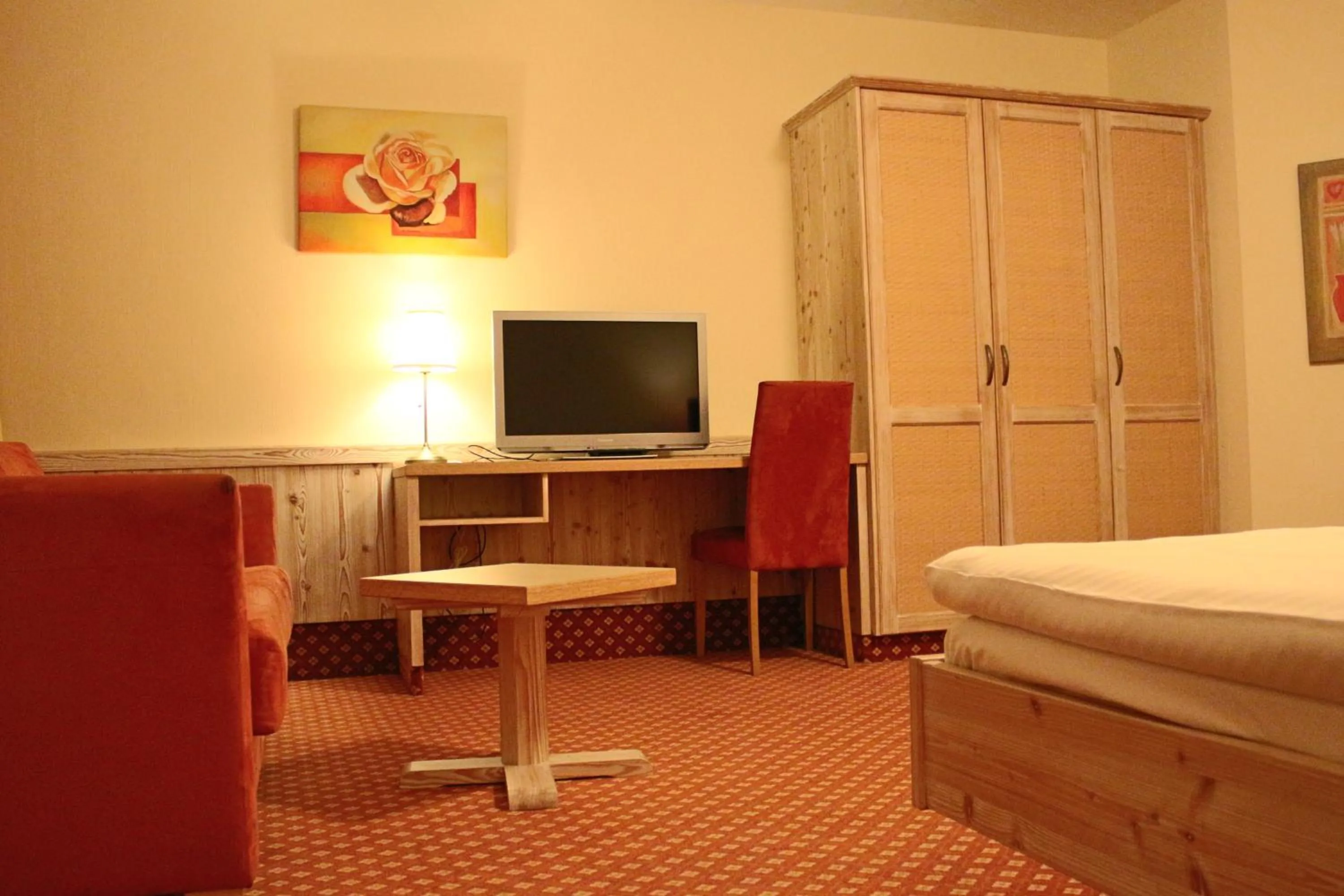 TV and multimedia, Bed in Central-Hotel