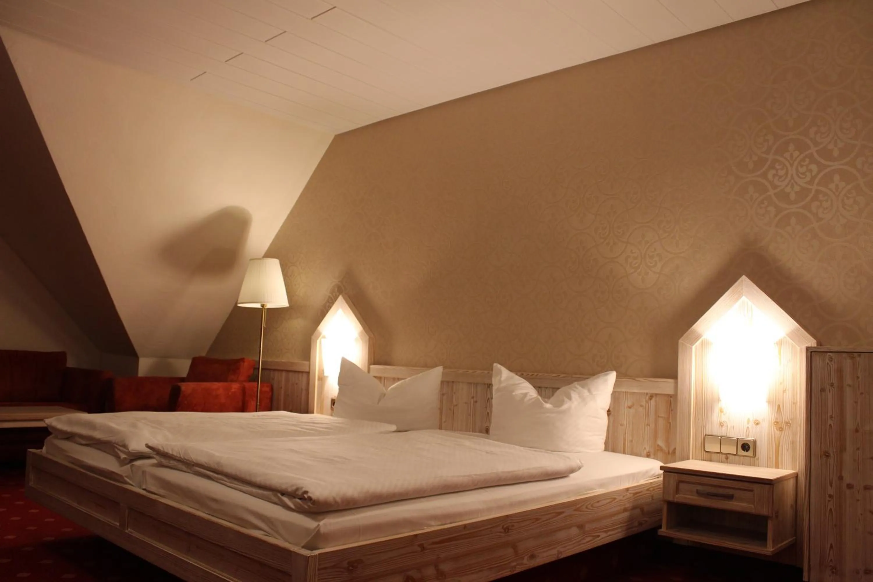 Decorative detail, Bed in Central-Hotel