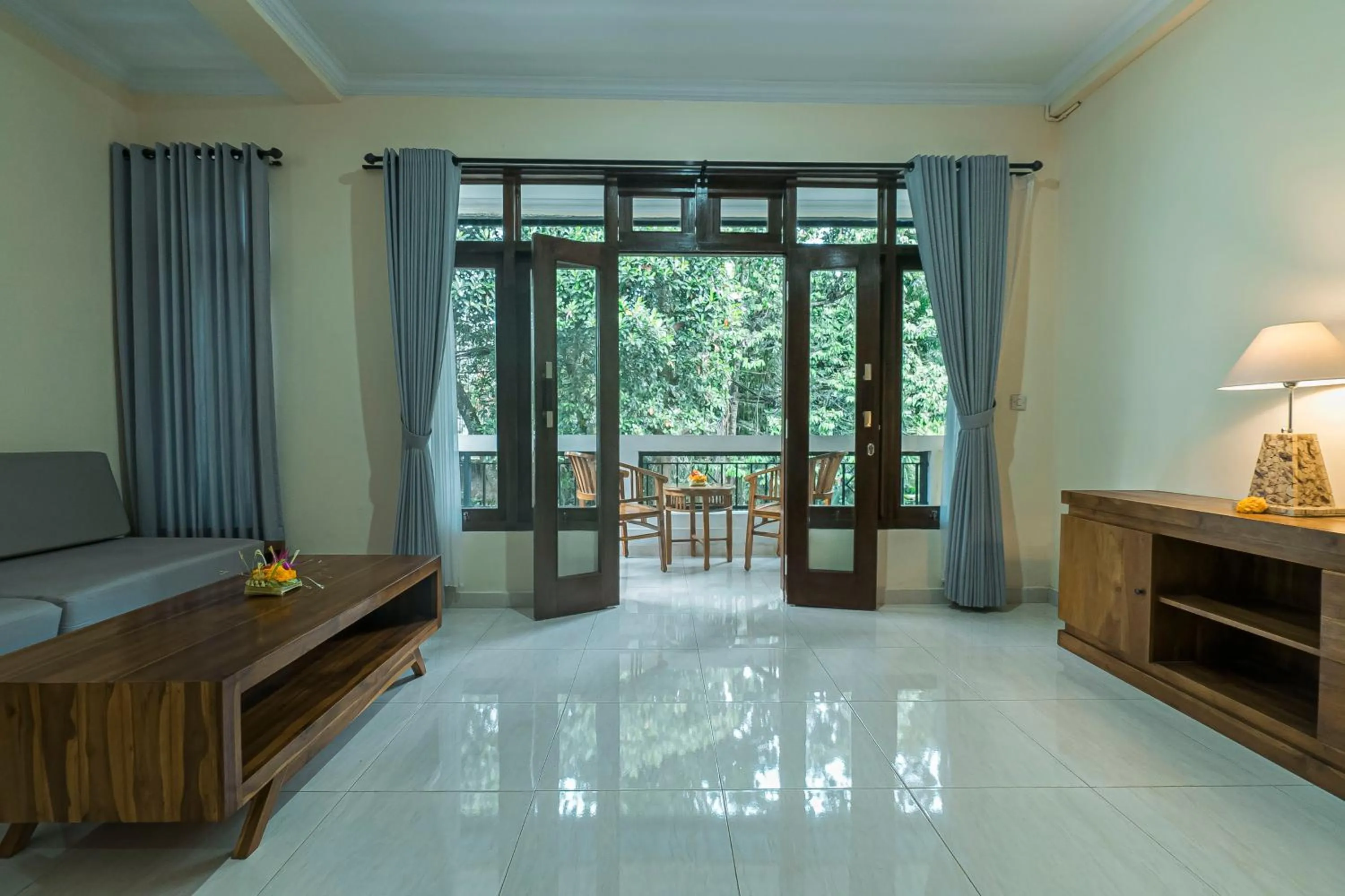 Seating area in Vaneka Garden House