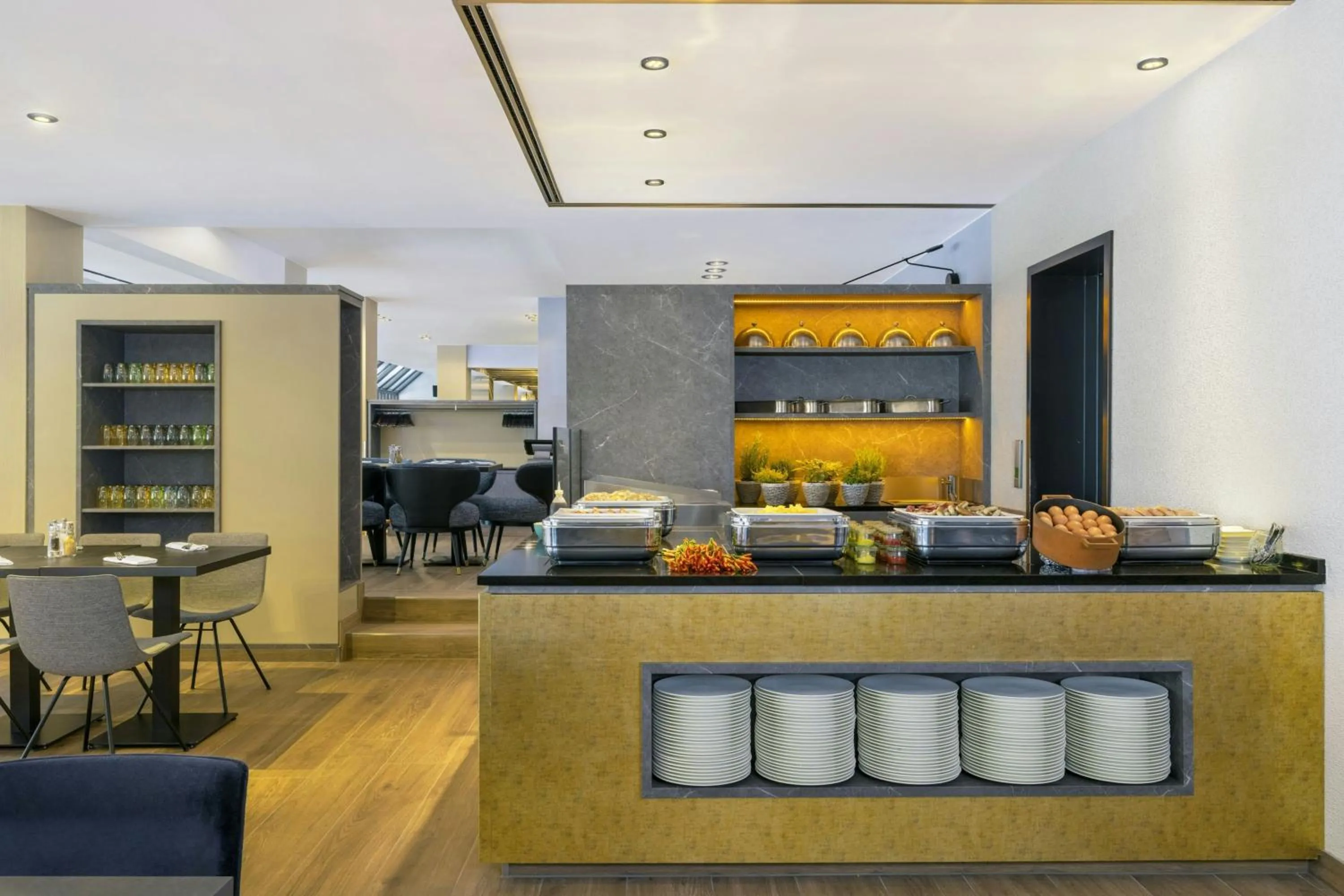 Breakfast in Le Méridien Frankfurt