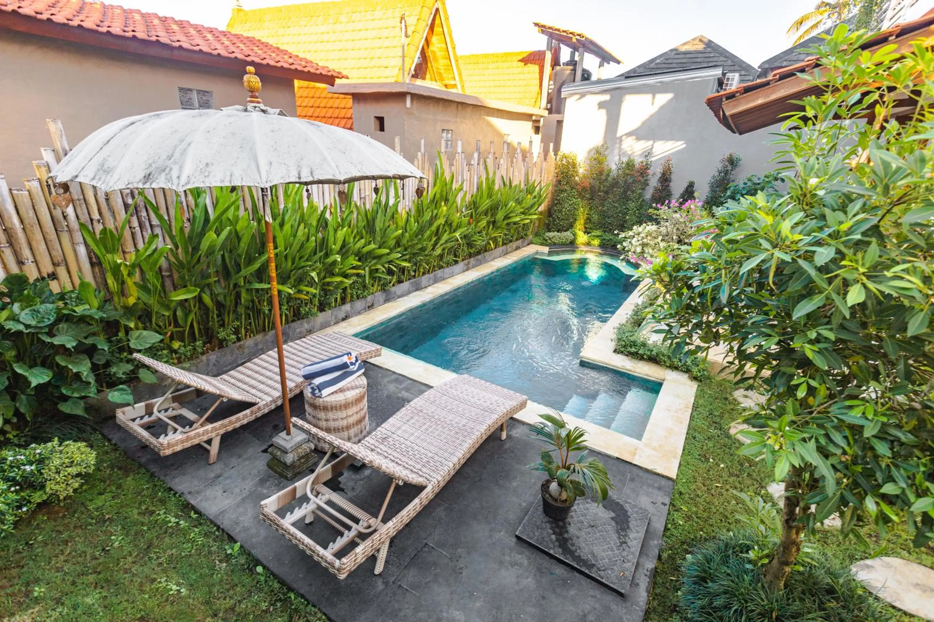Pool view in The Kailas Ubud