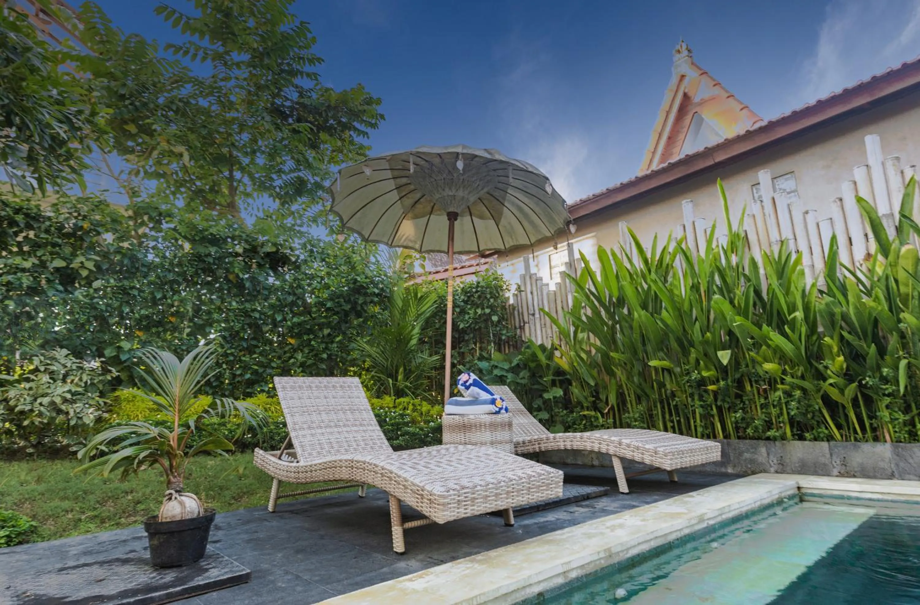 Patio in The Kailas Ubud