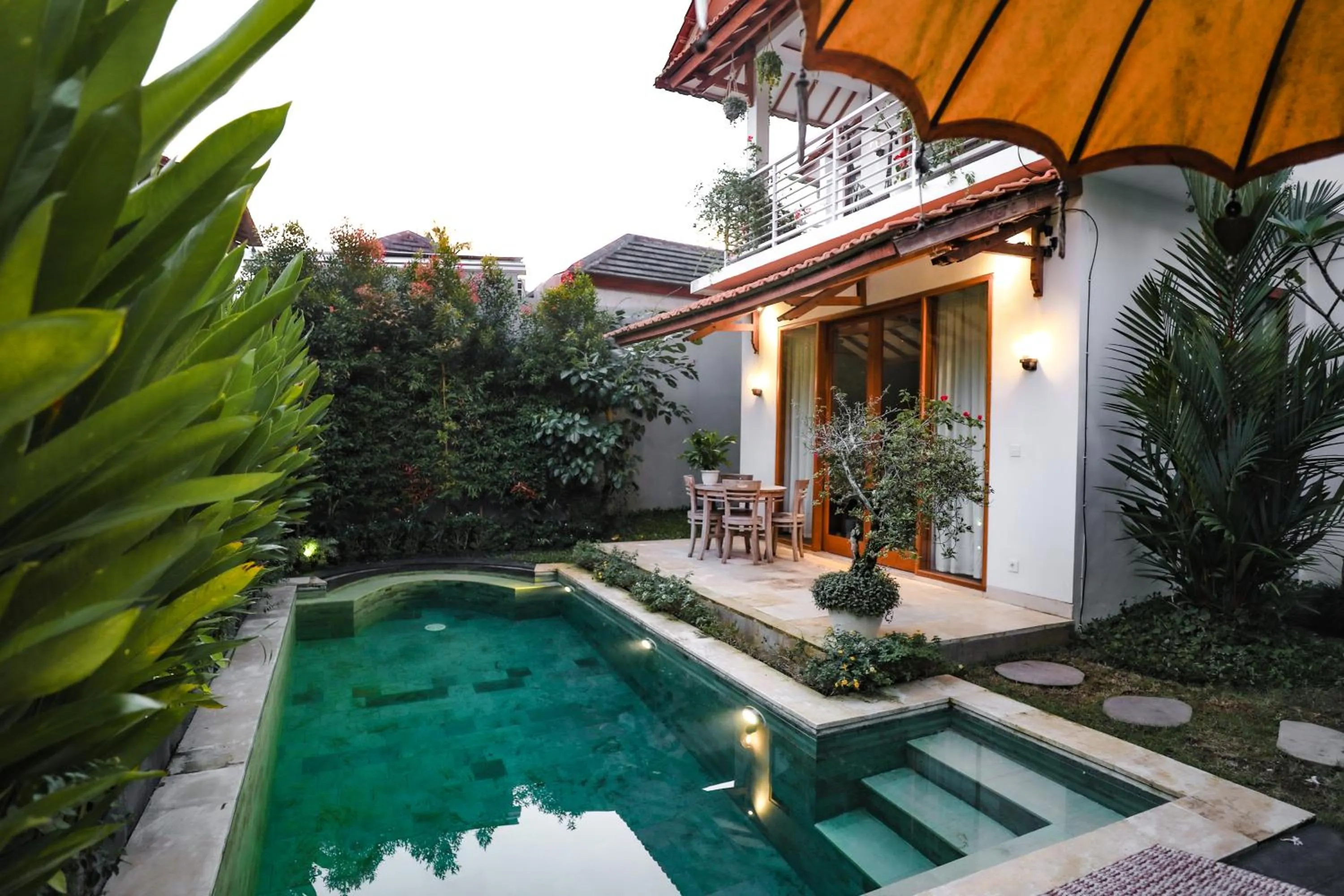 Pool view in The Kailas Ubud