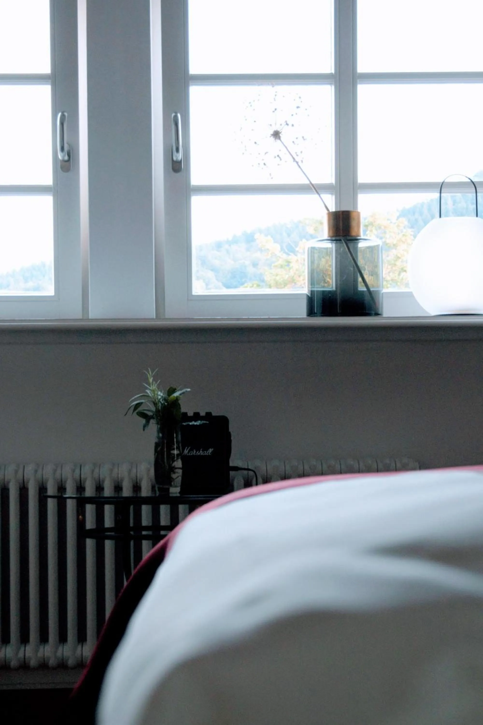 Decorative detail, Bed in Hotel Residenz im Schloss Neuweier