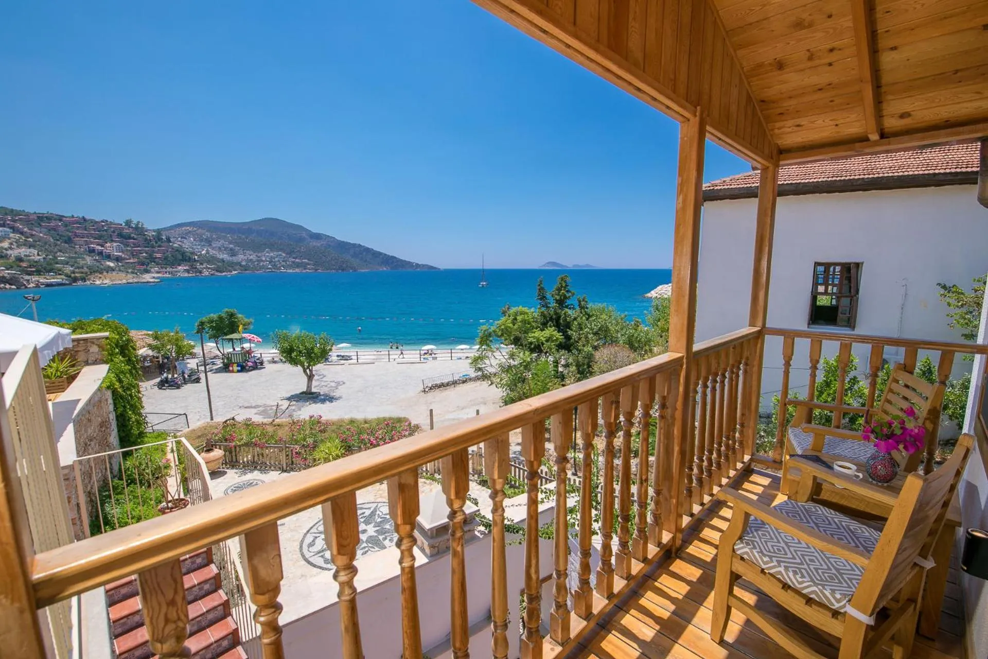 Balcony/Terrace in Pier House Hotel