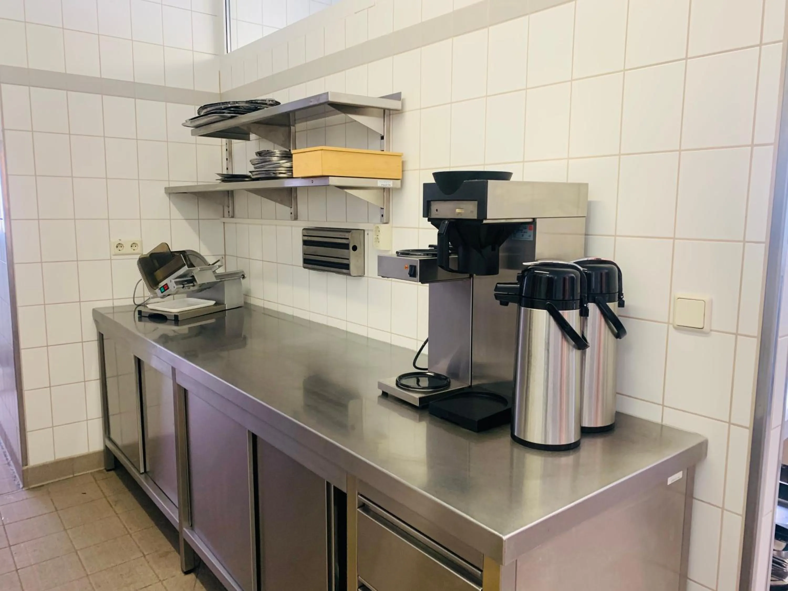 Communal kitchen in Haus Rosenbaum am Rennsteig Gruppenhaus - Pension - Begegnungsstätte bis 50 Personen