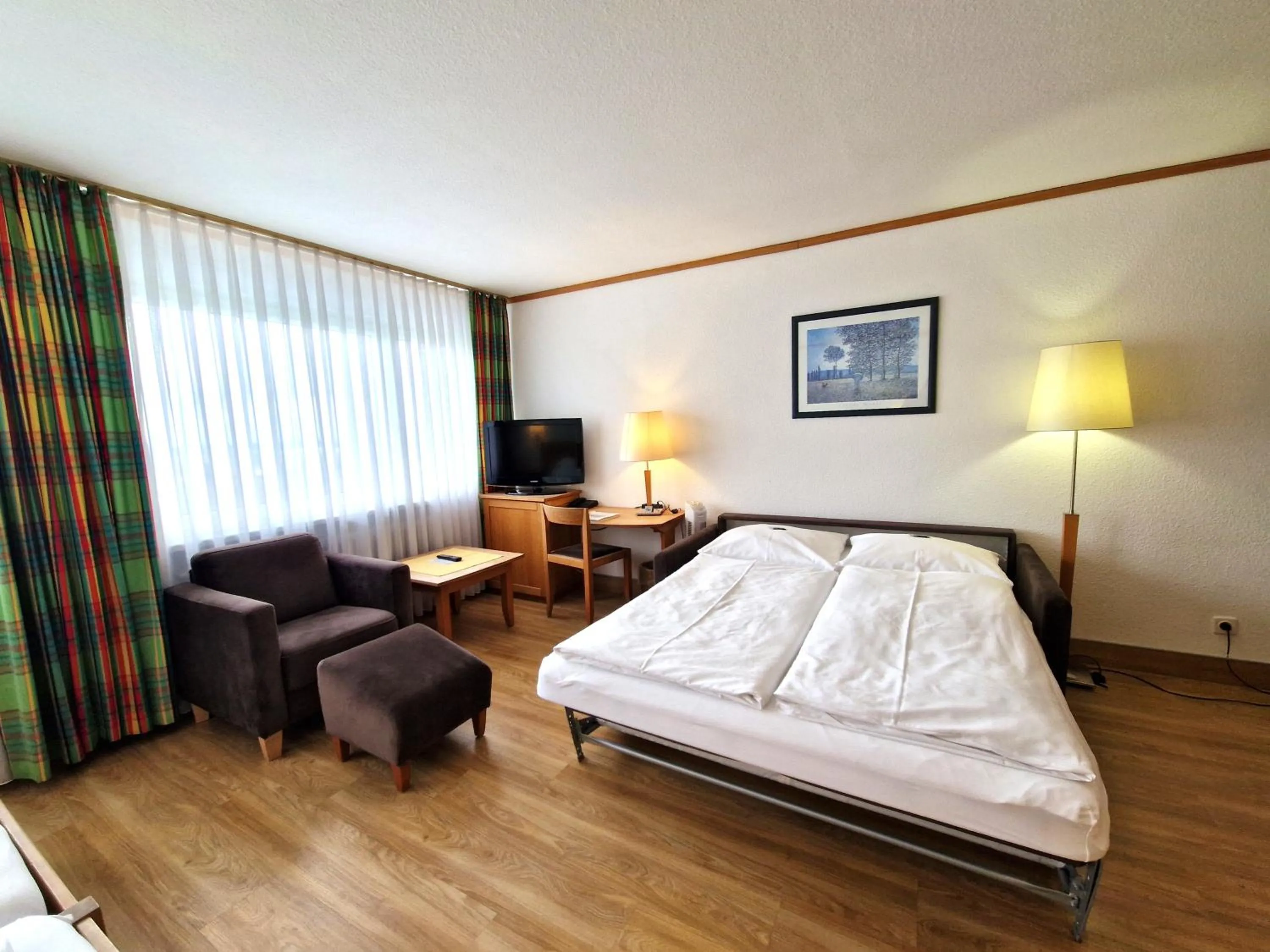 Bed in Badhotel Restaurant Stauferland