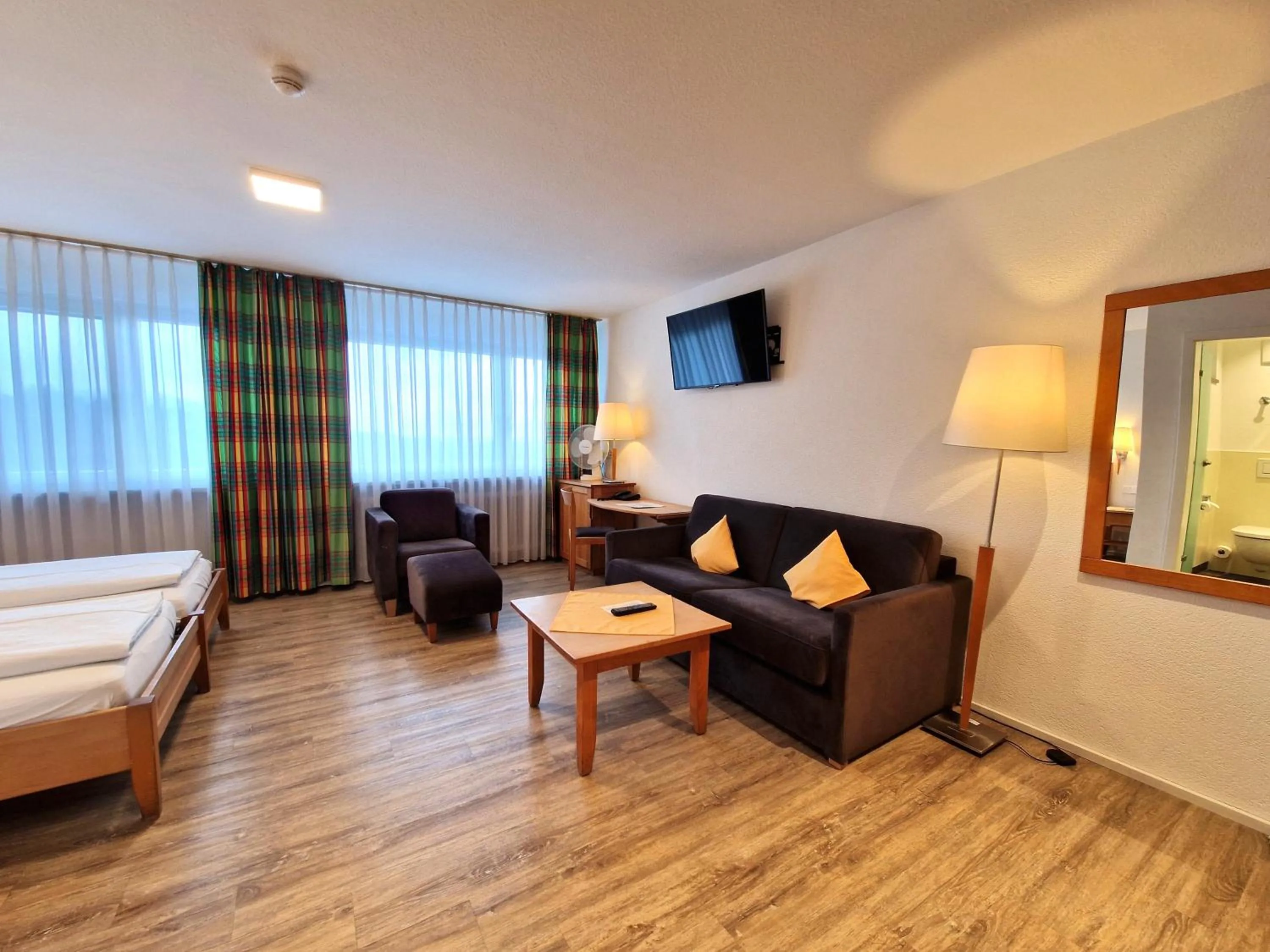 Bed in Badhotel Restaurant Stauferland