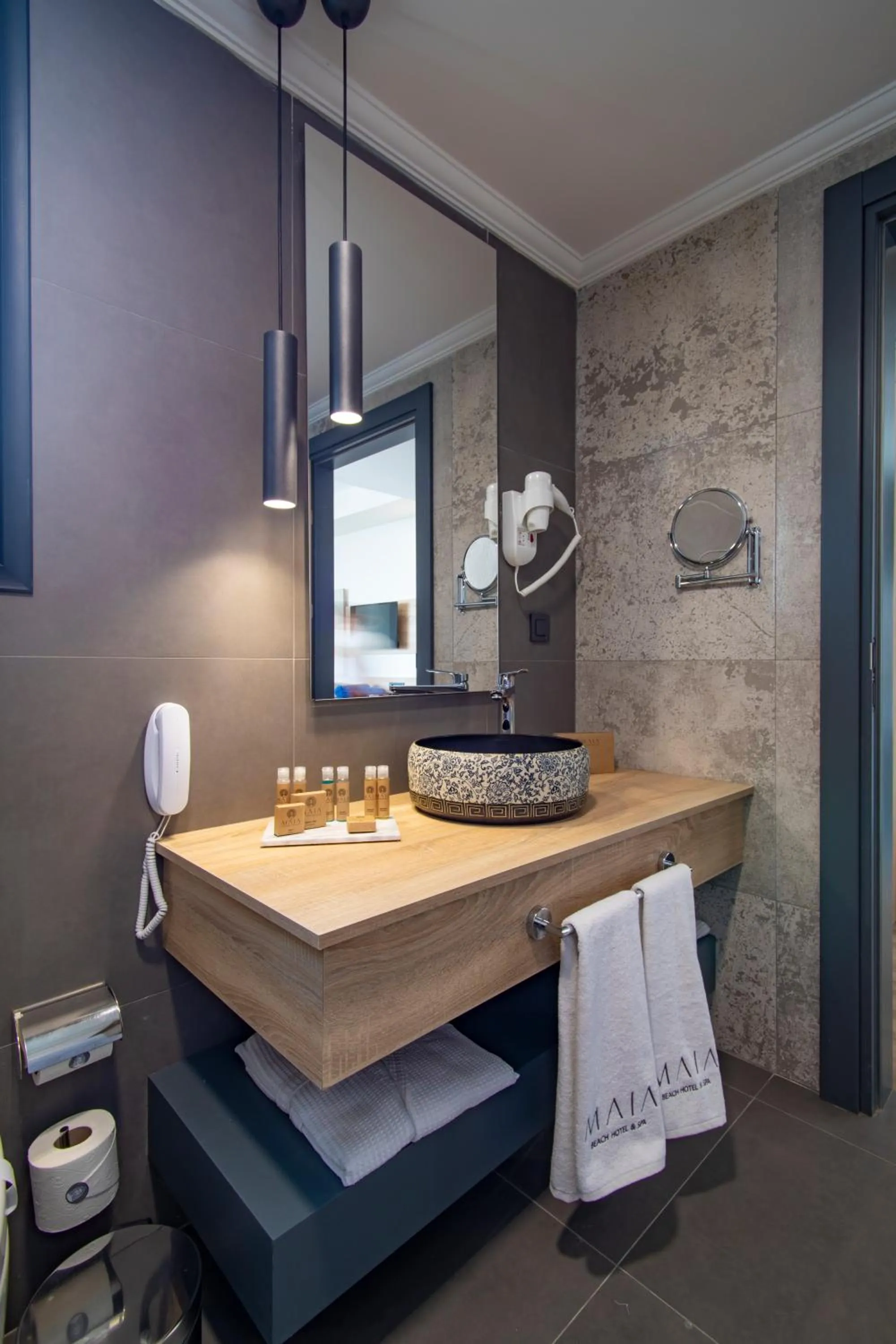 Bathroom in MAIA Luxury Beach Hotel & Spa