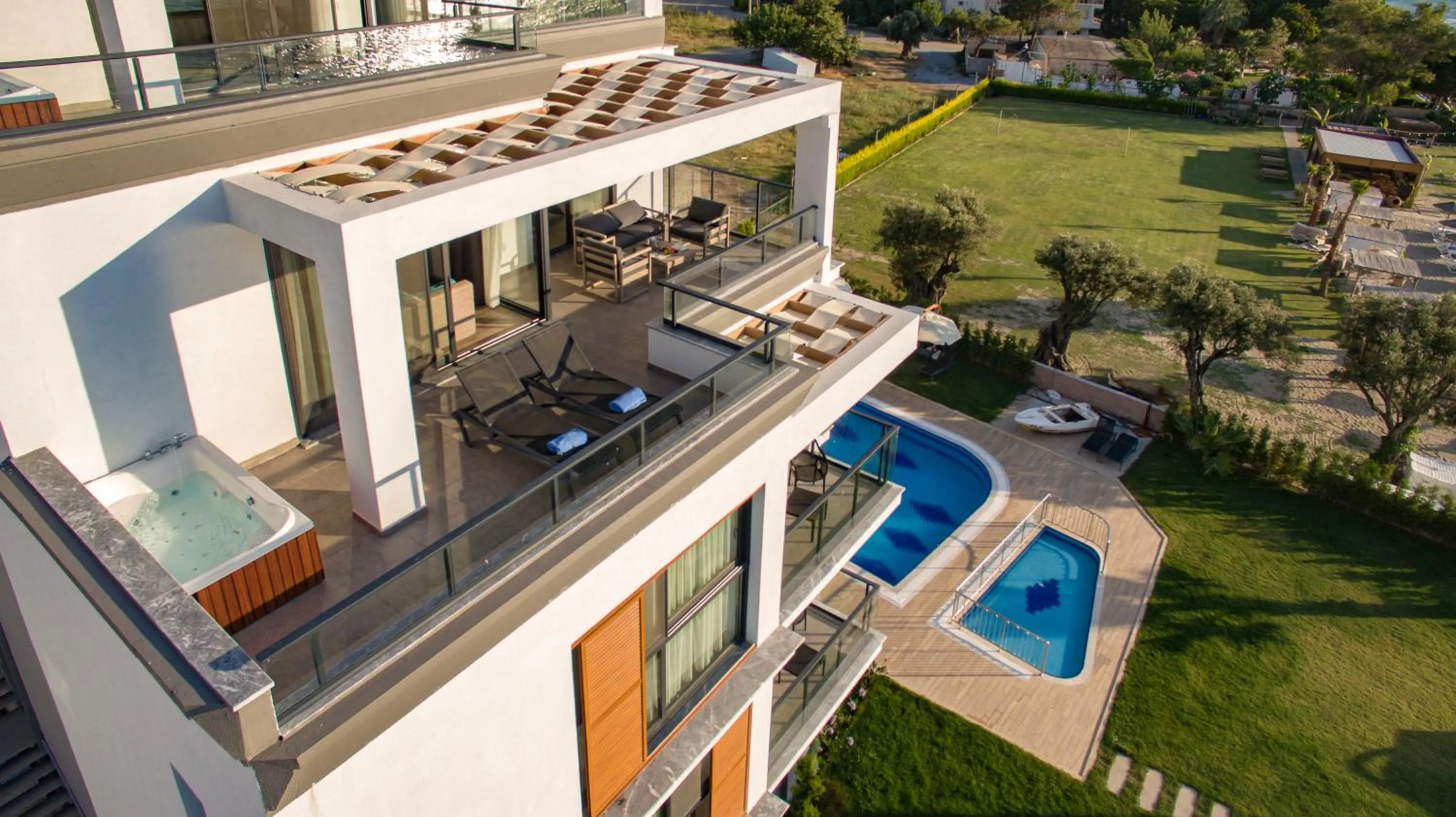 Property building in MAIA Luxury Beach Hotel & Spa