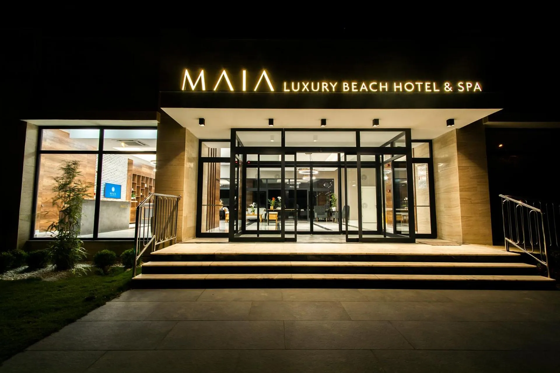 Facade/entrance in MAIA Luxury Beach Hotel & Spa