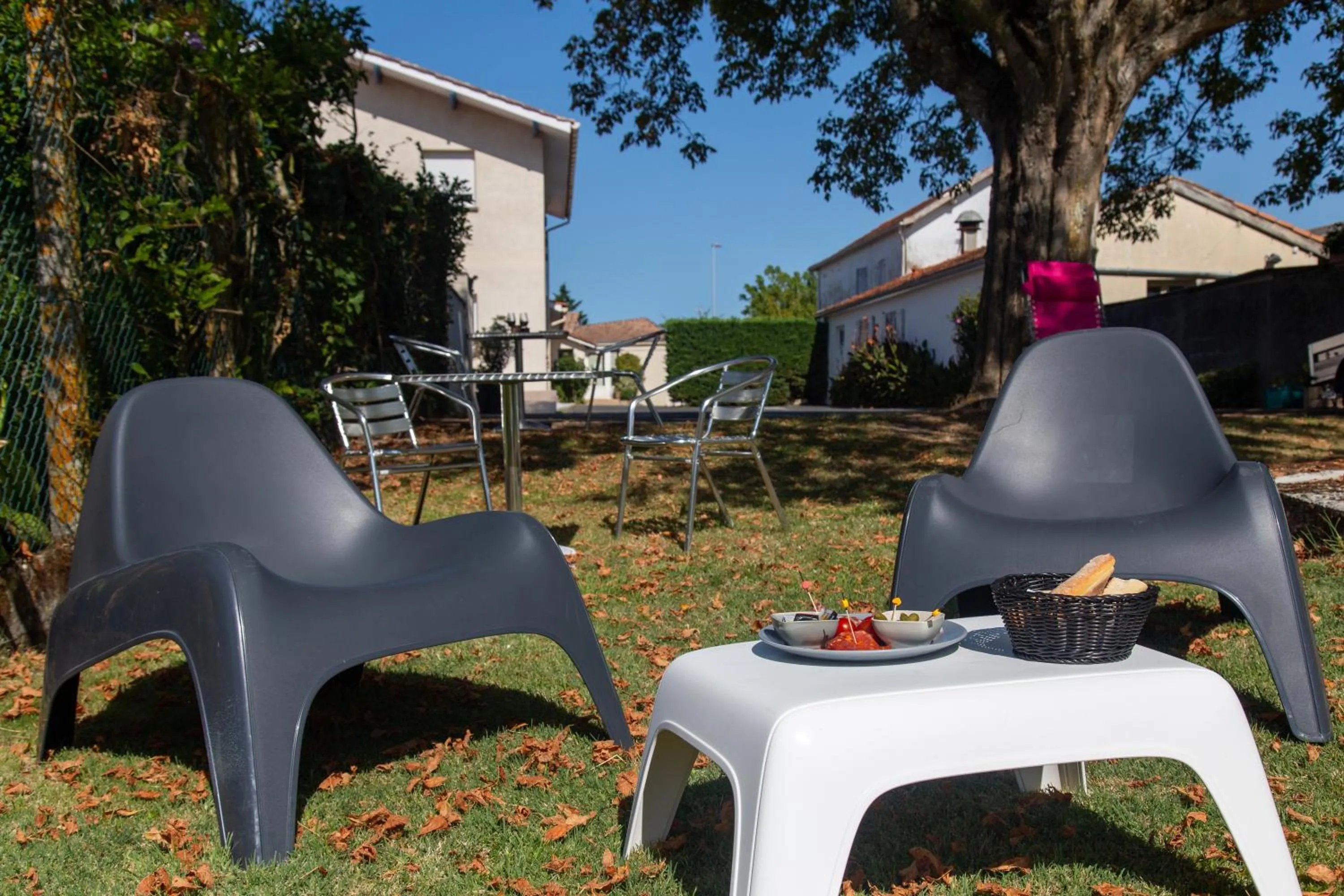 Garden in Hôtel LES TERRASSES