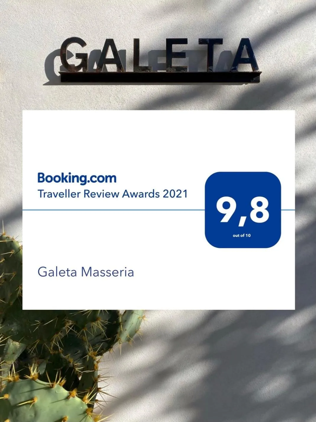 Logo/Certificate/Sign in Galeta Masseria