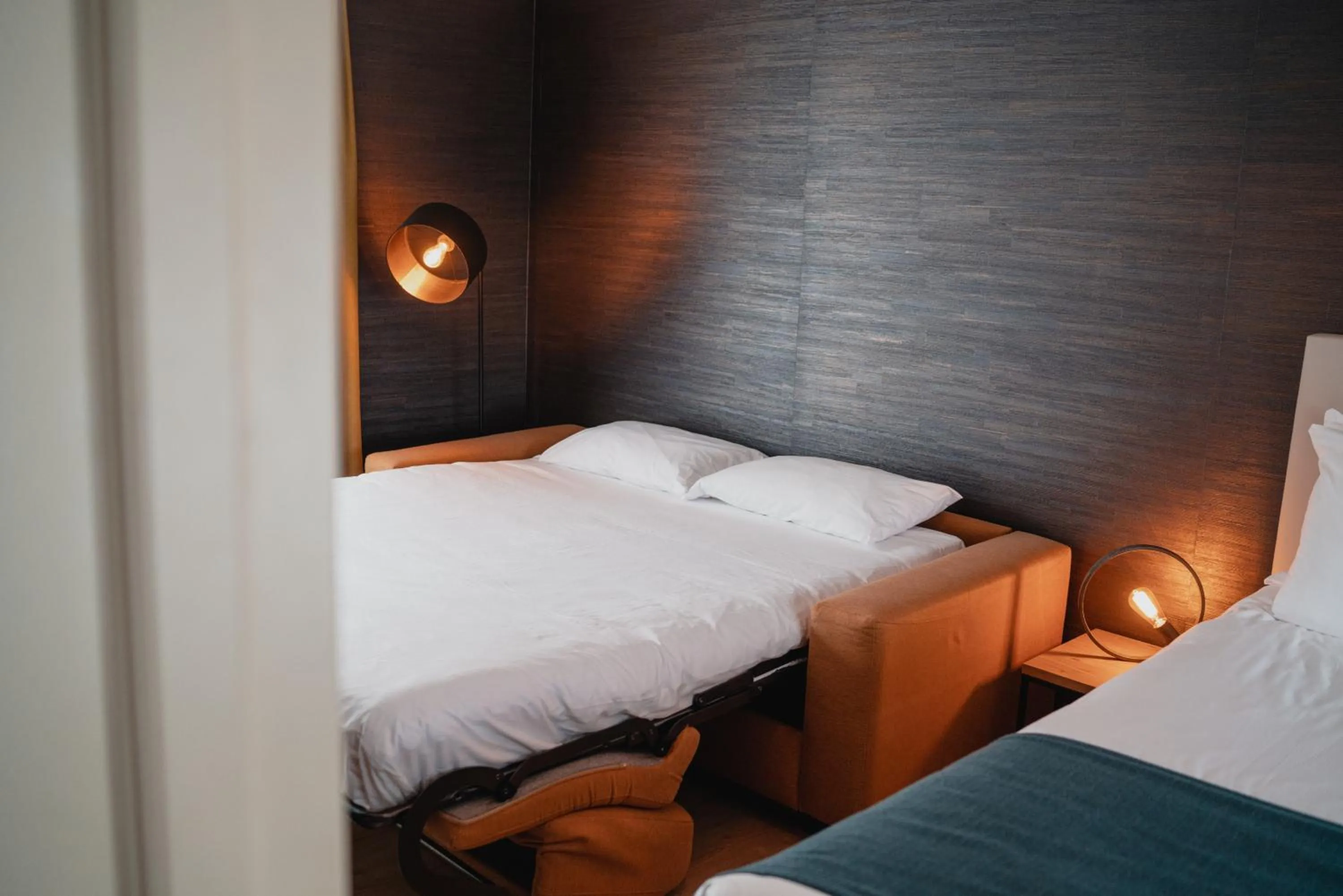 Bedroom, Bed in Hotel & Restaurant Maison Pal'Ange