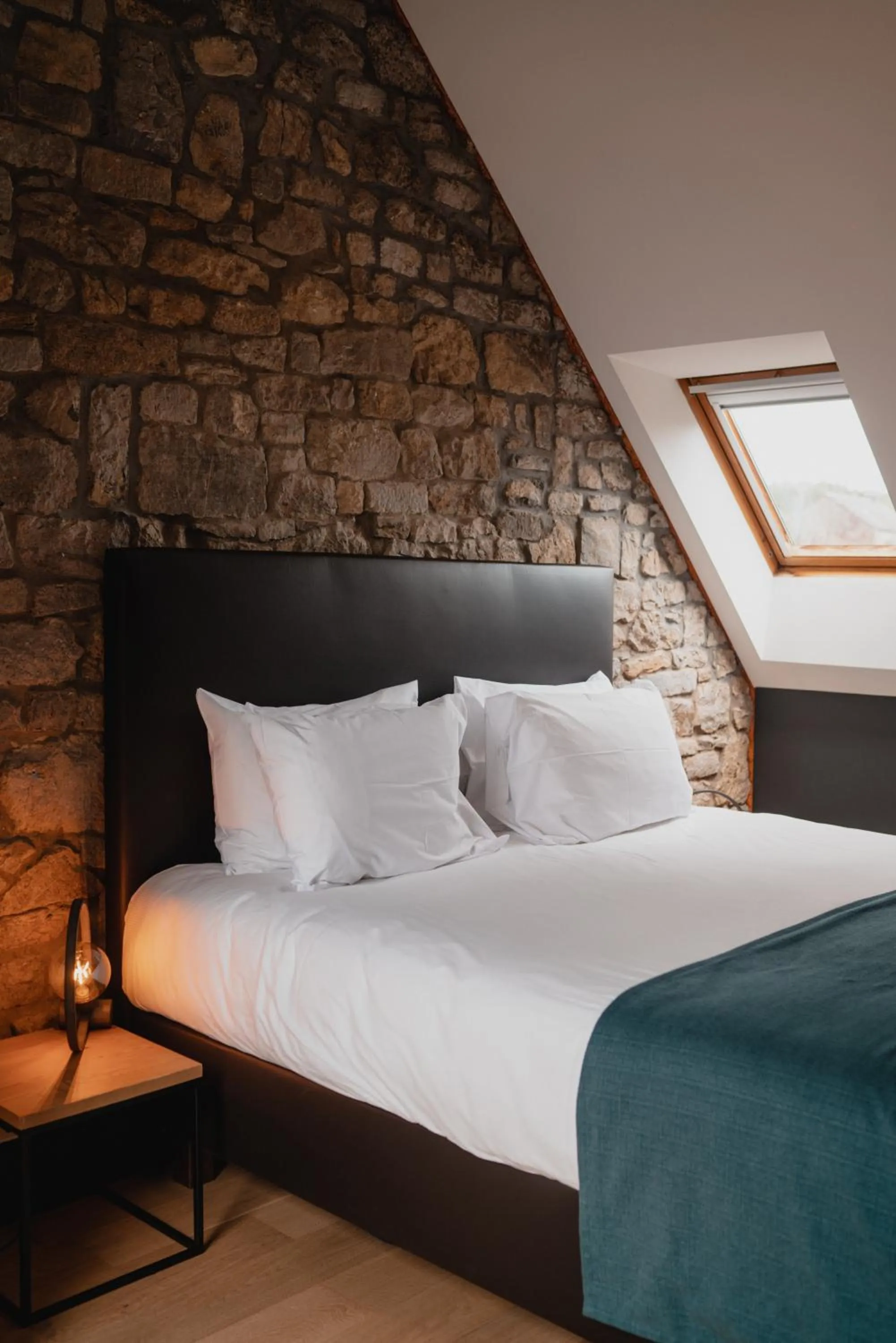 Bedroom, Bed in Hotel & Restaurant Maison Pal'Ange