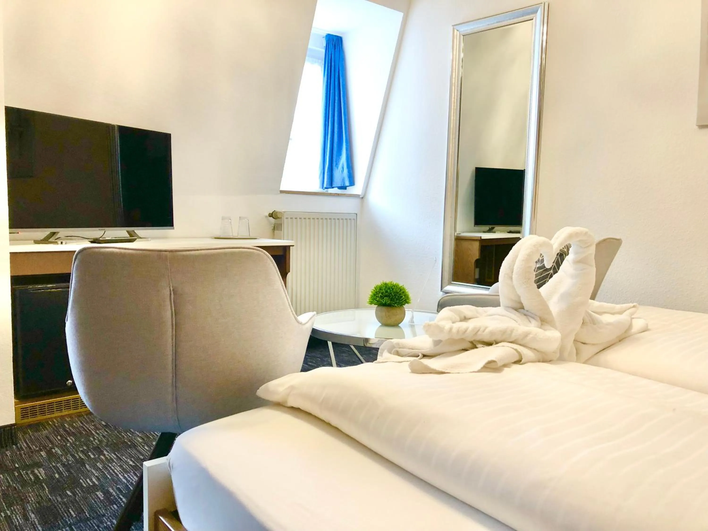 Bed in Hotel Garni "Brauerei Keller"