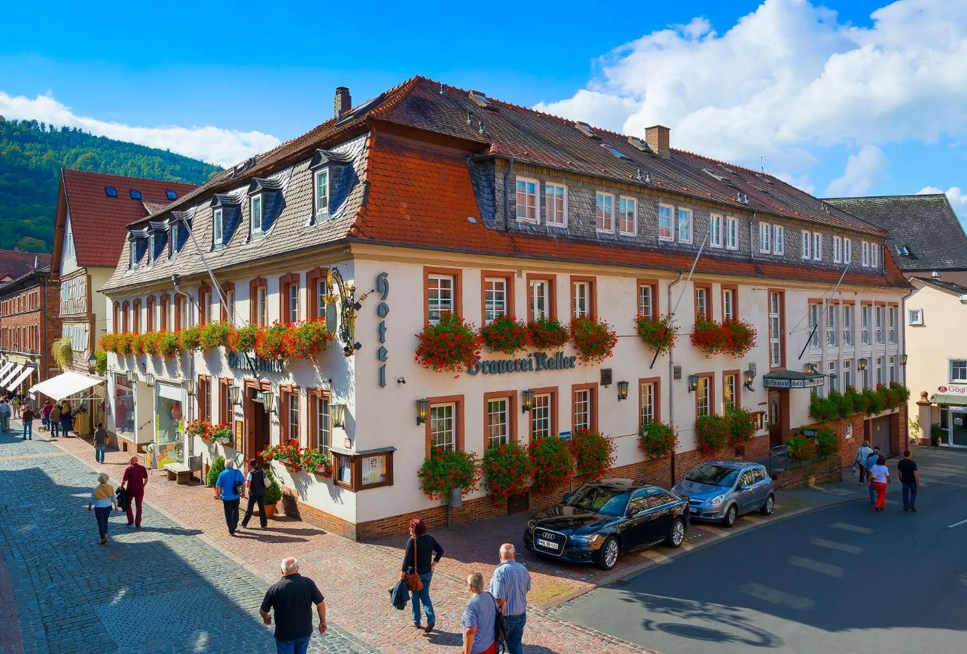 Property building in Hotel Garni "Brauerei Keller"