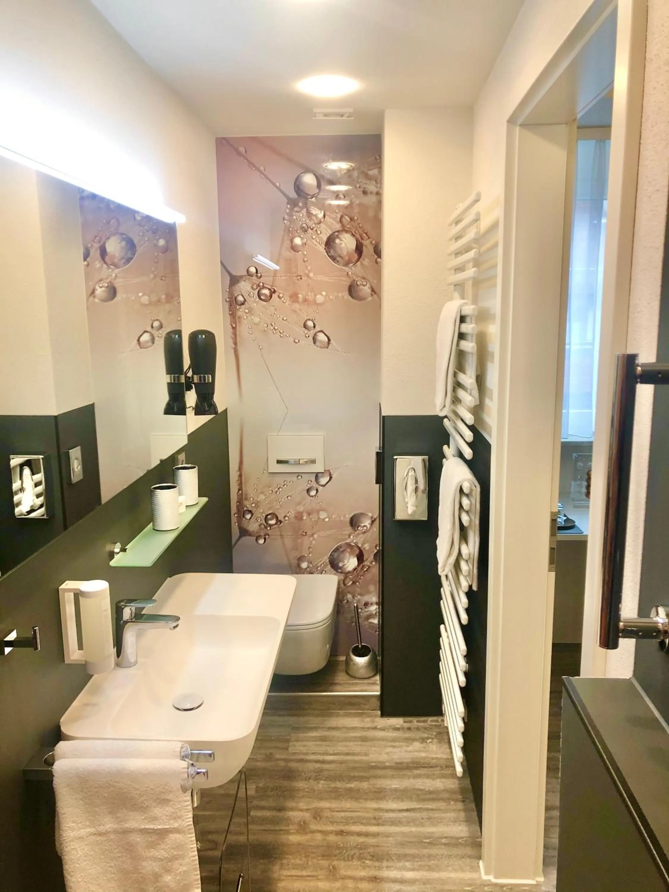 Bathroom in Hotel Garni "Brauerei Keller"