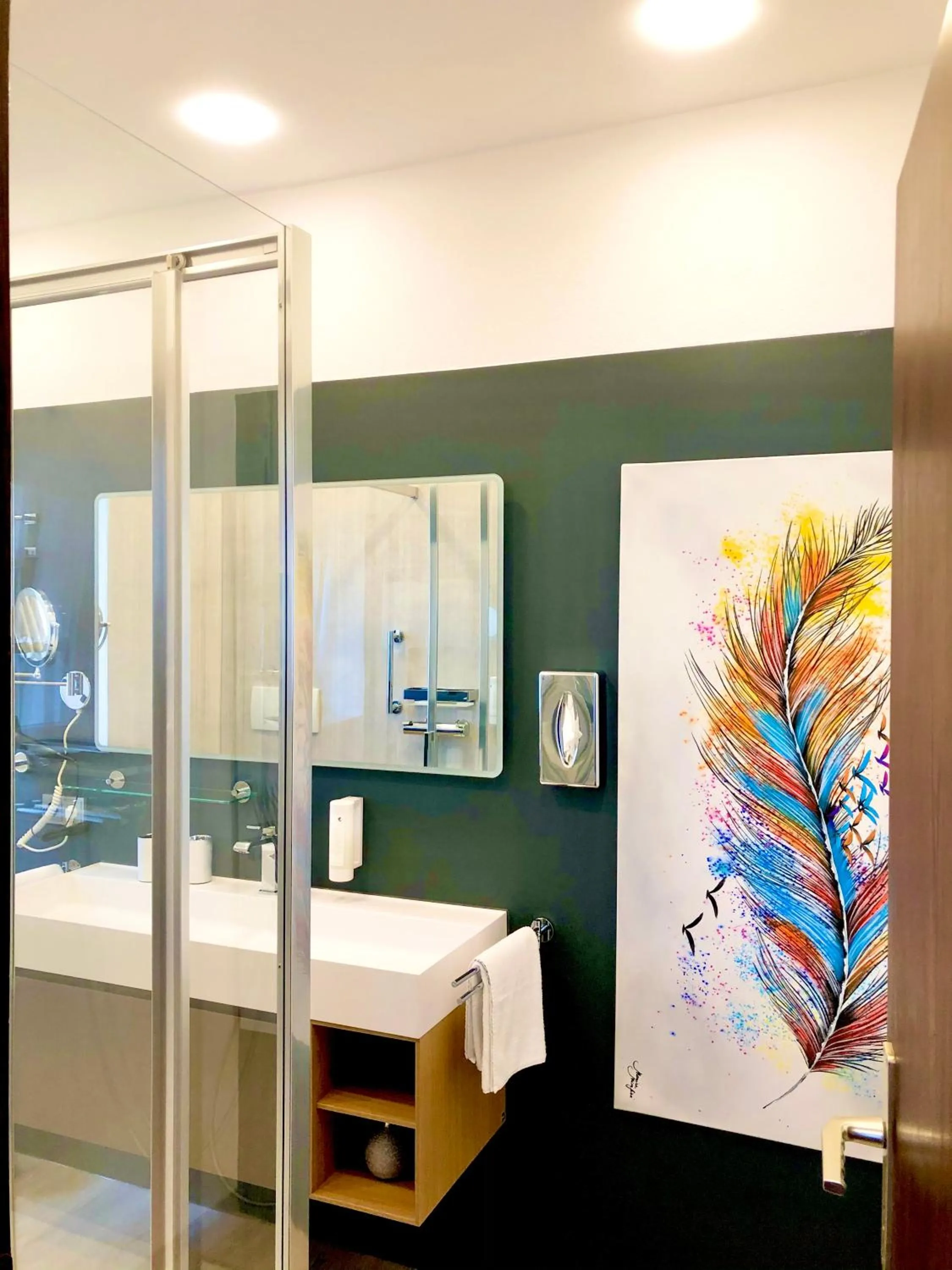 Bathroom in Hotel Garni "Brauerei Keller"