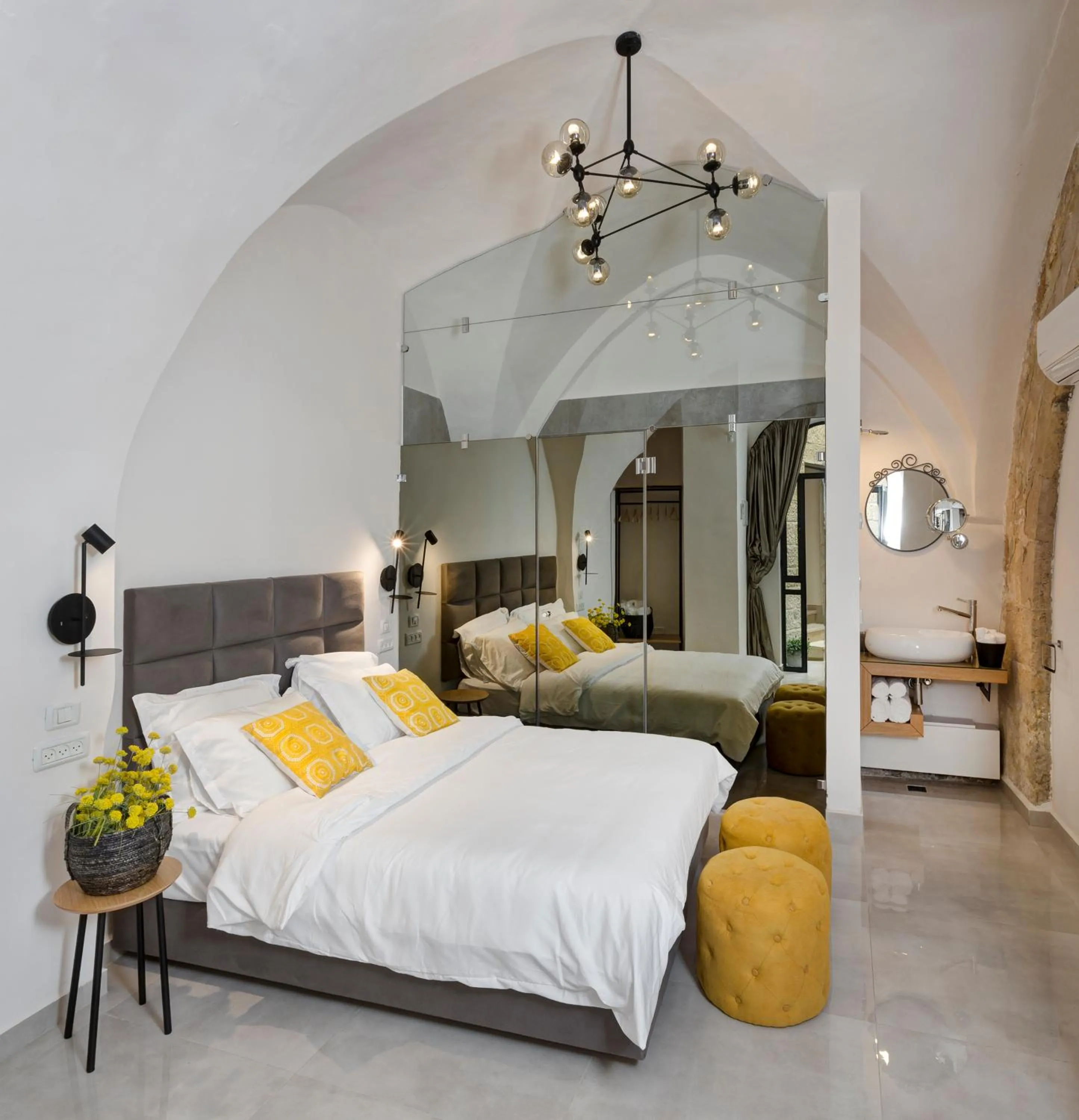 Bed in Old City Boutique Hotel