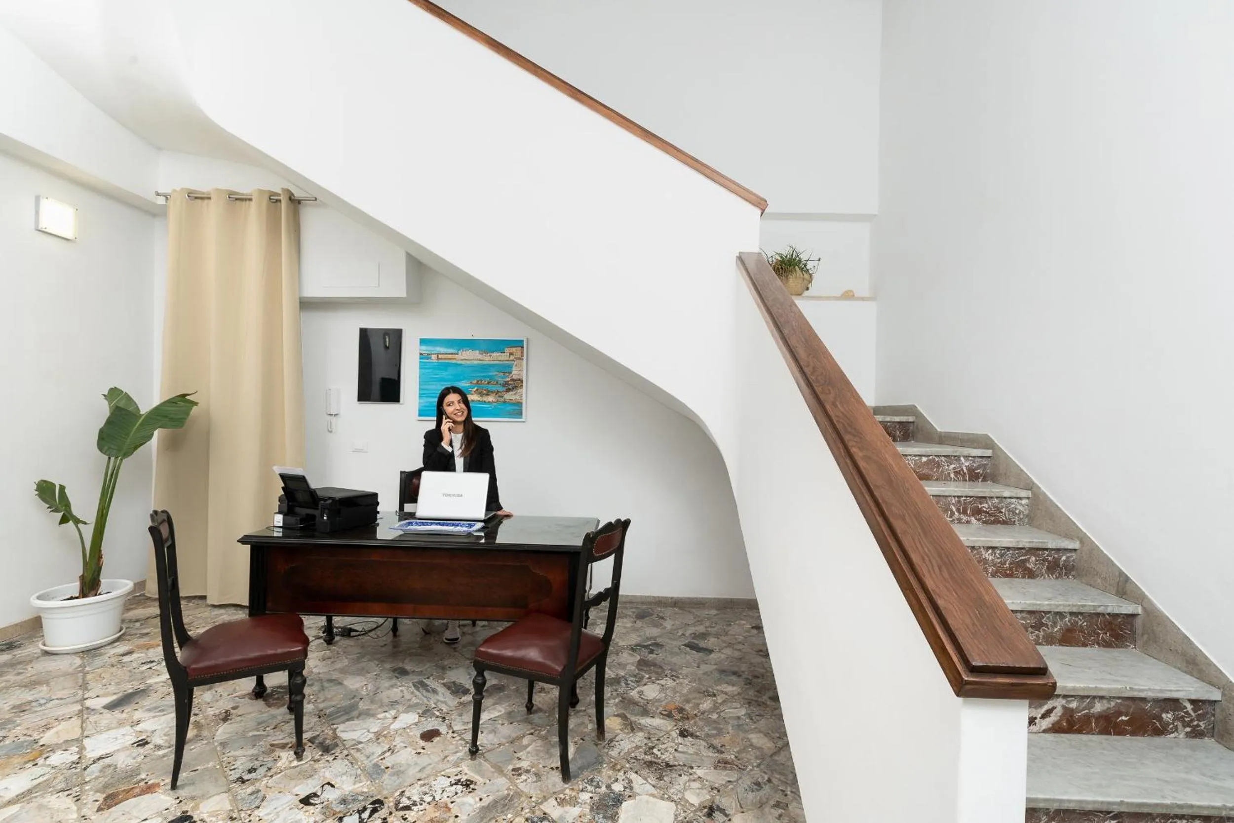 Lobby or reception in Regina Margherita