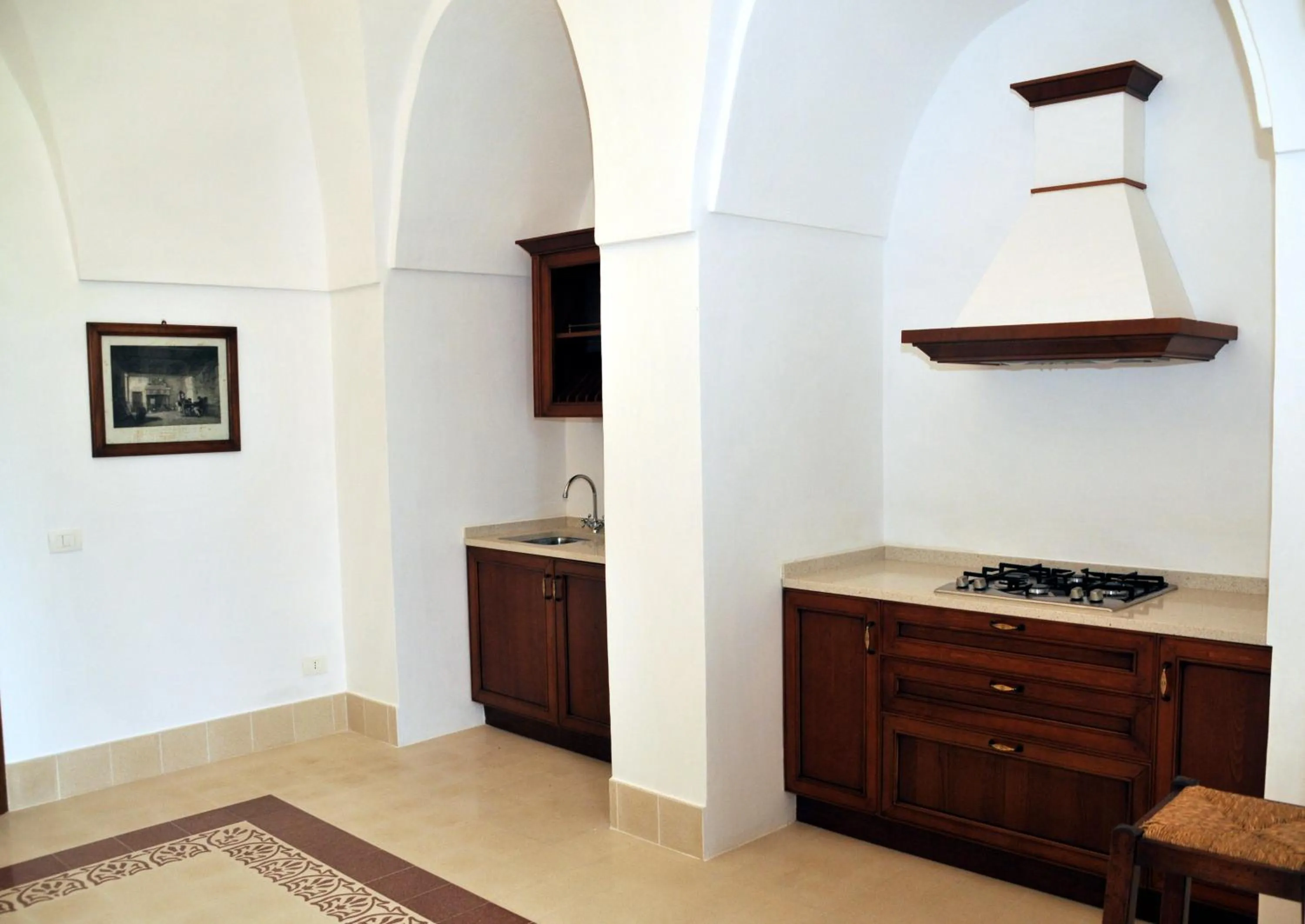 Kitchen or kitchenette in Resort Acropoli